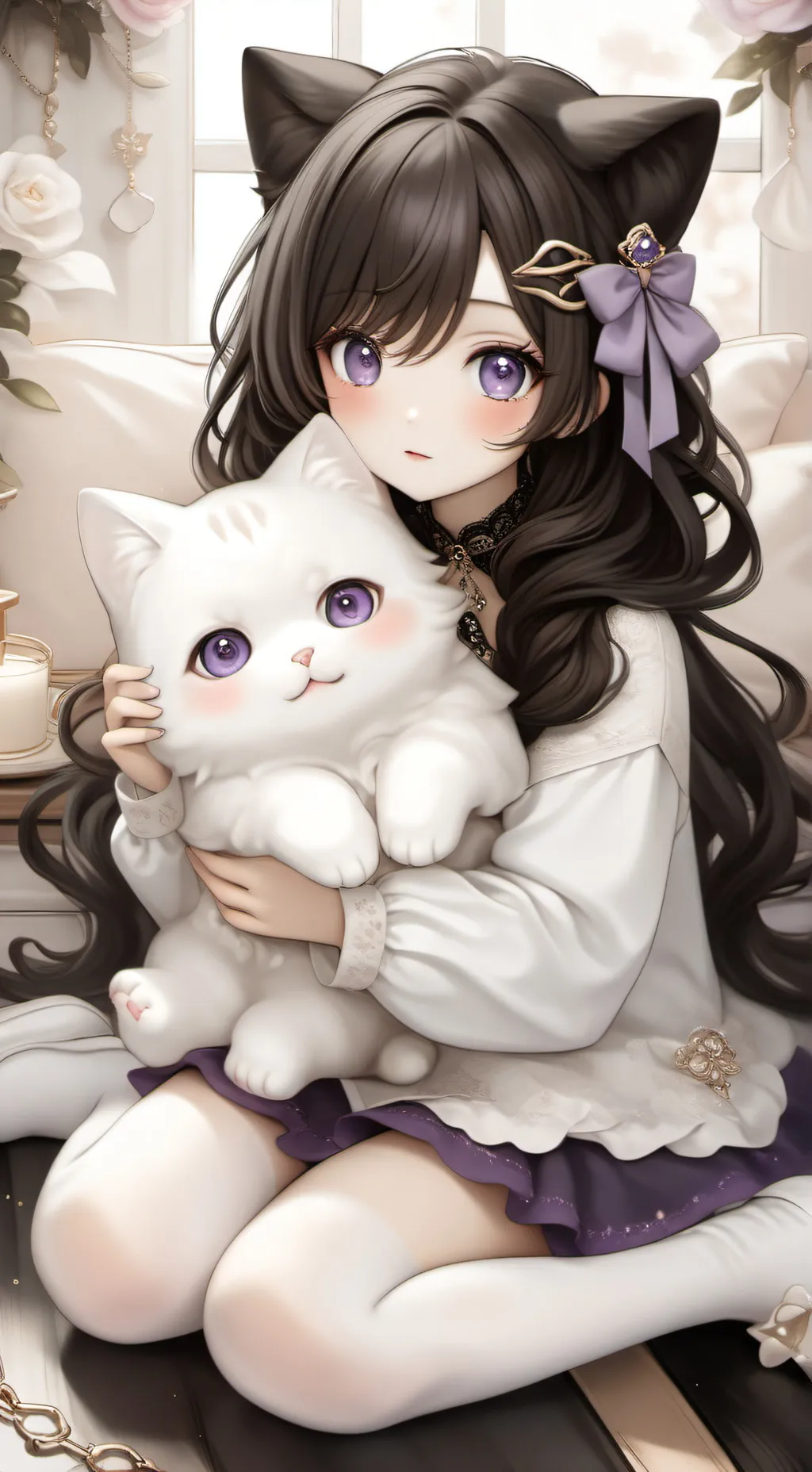 ai character: Uwu cutie background