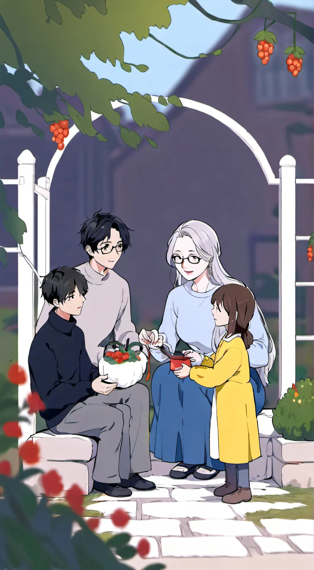 ai character: life to death background