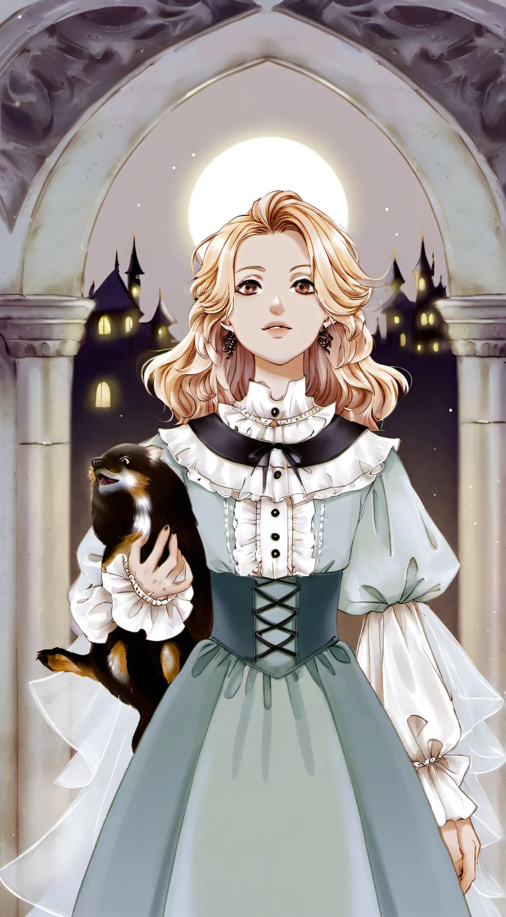 ai character: mãe Isabel  background