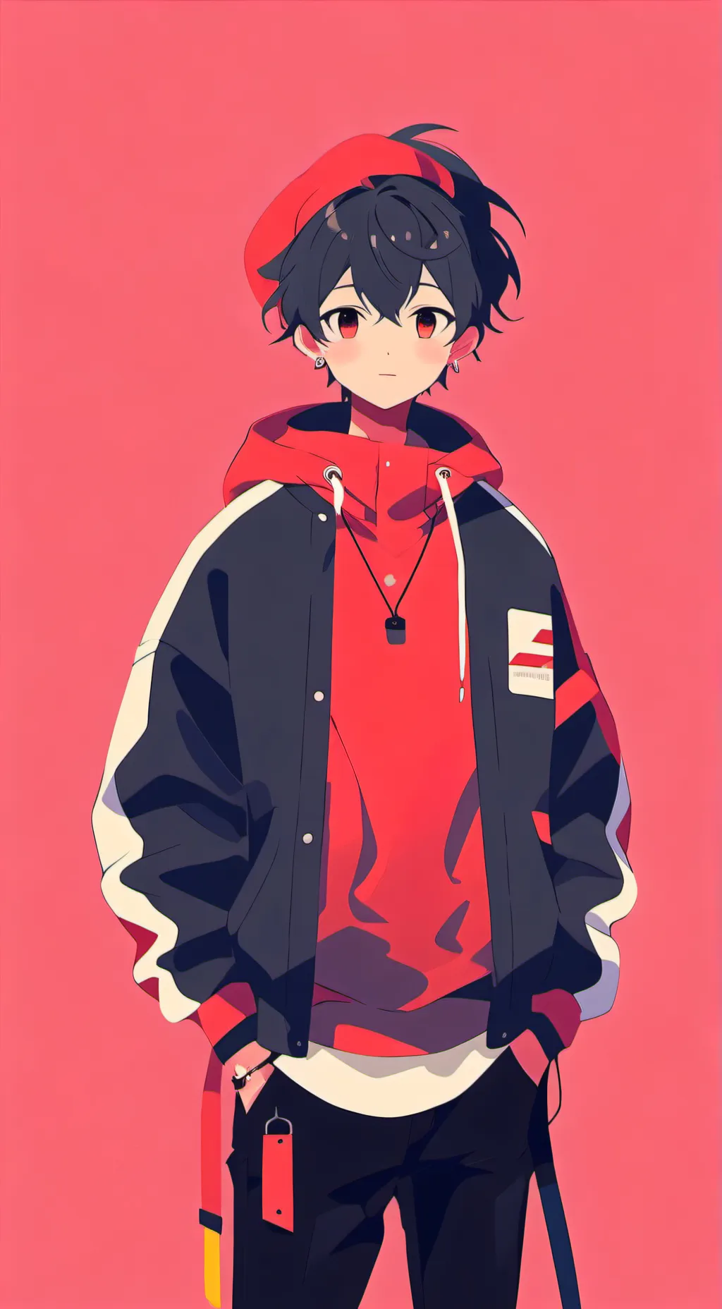 ai character: ash background