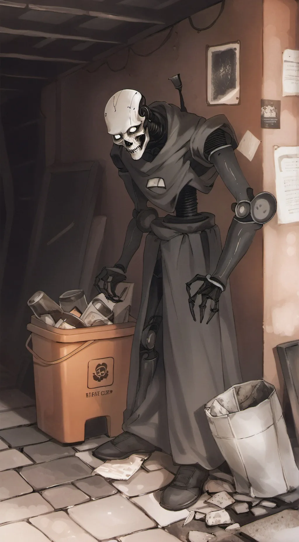 ai character: Scream background