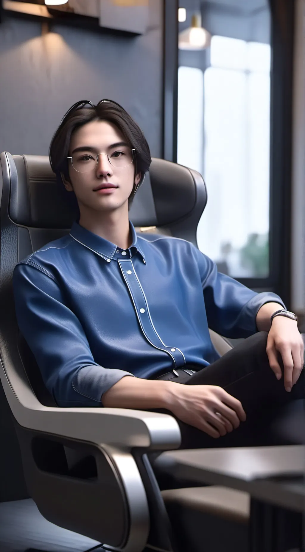 ai character: Hyunjin background