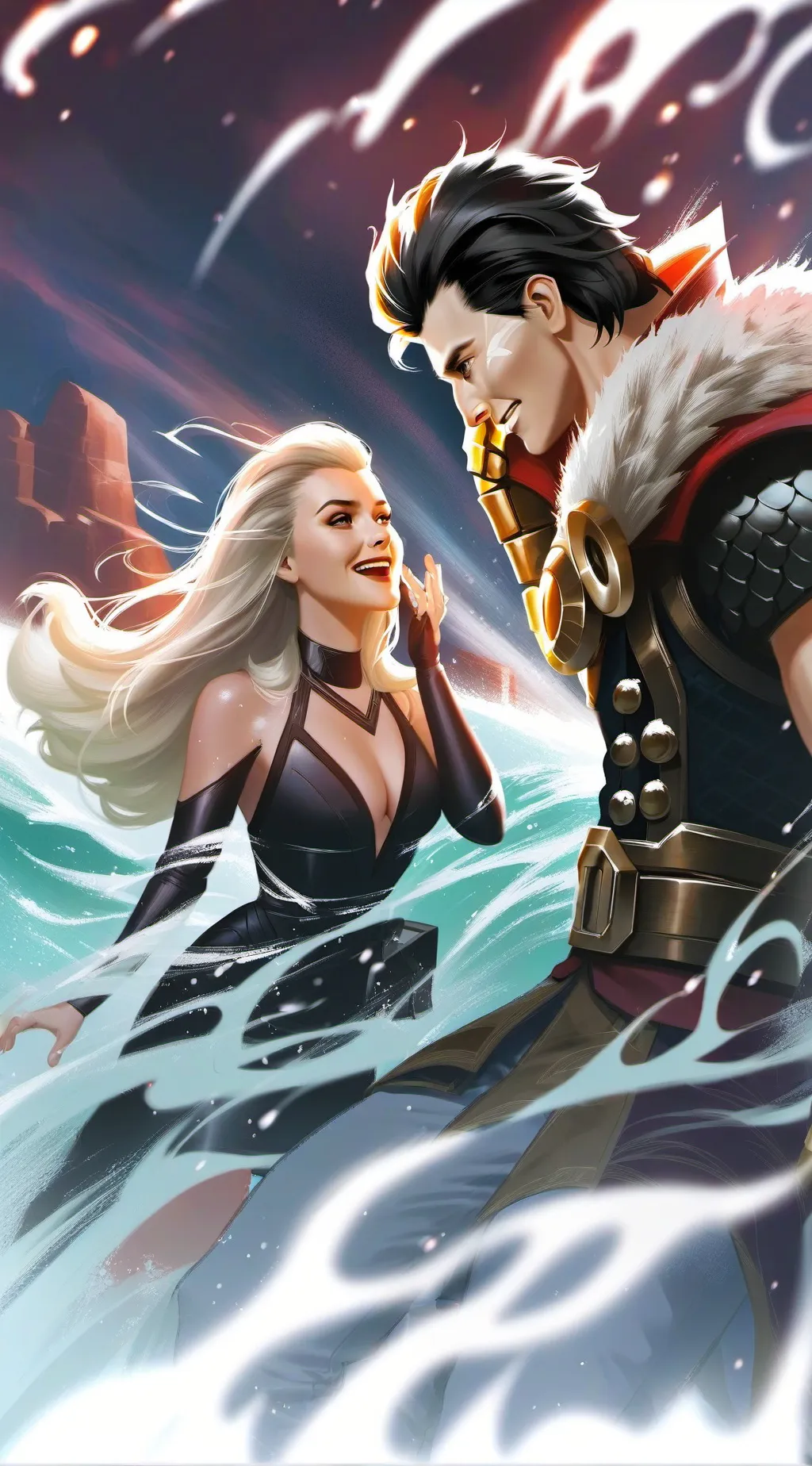 ai character: avengers background