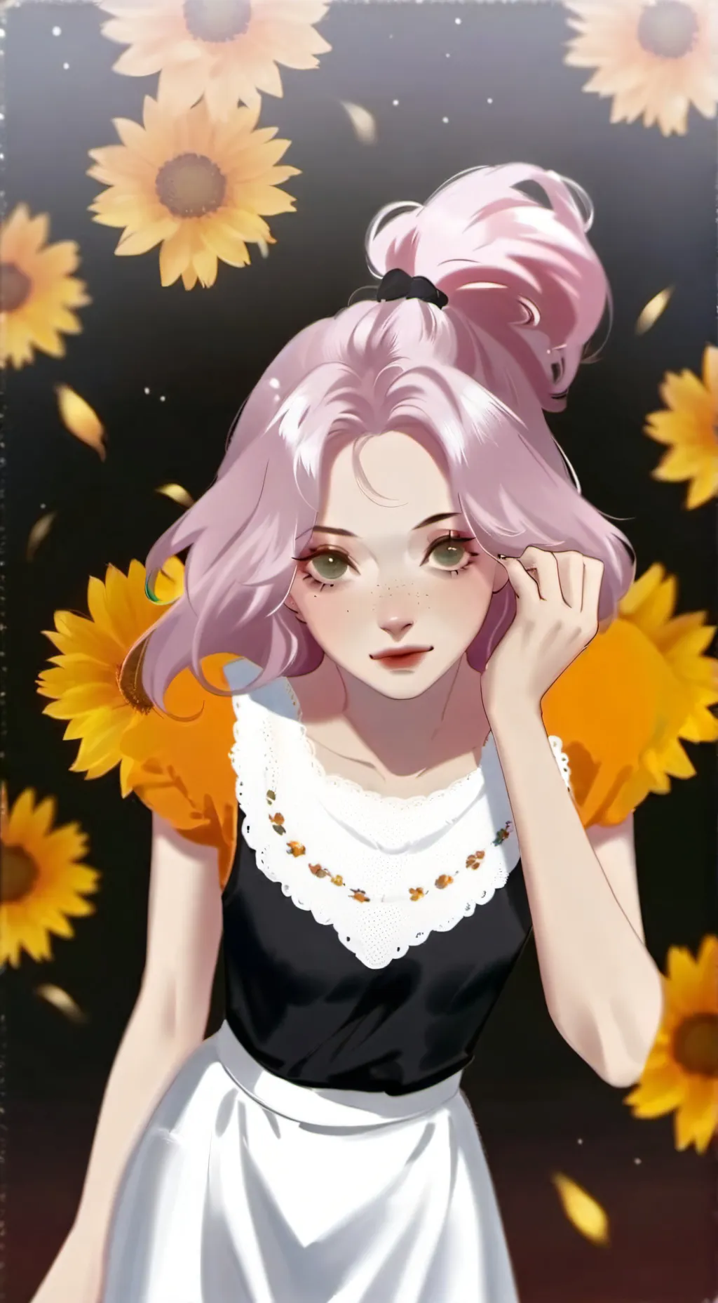 ai character: Clown xiao background