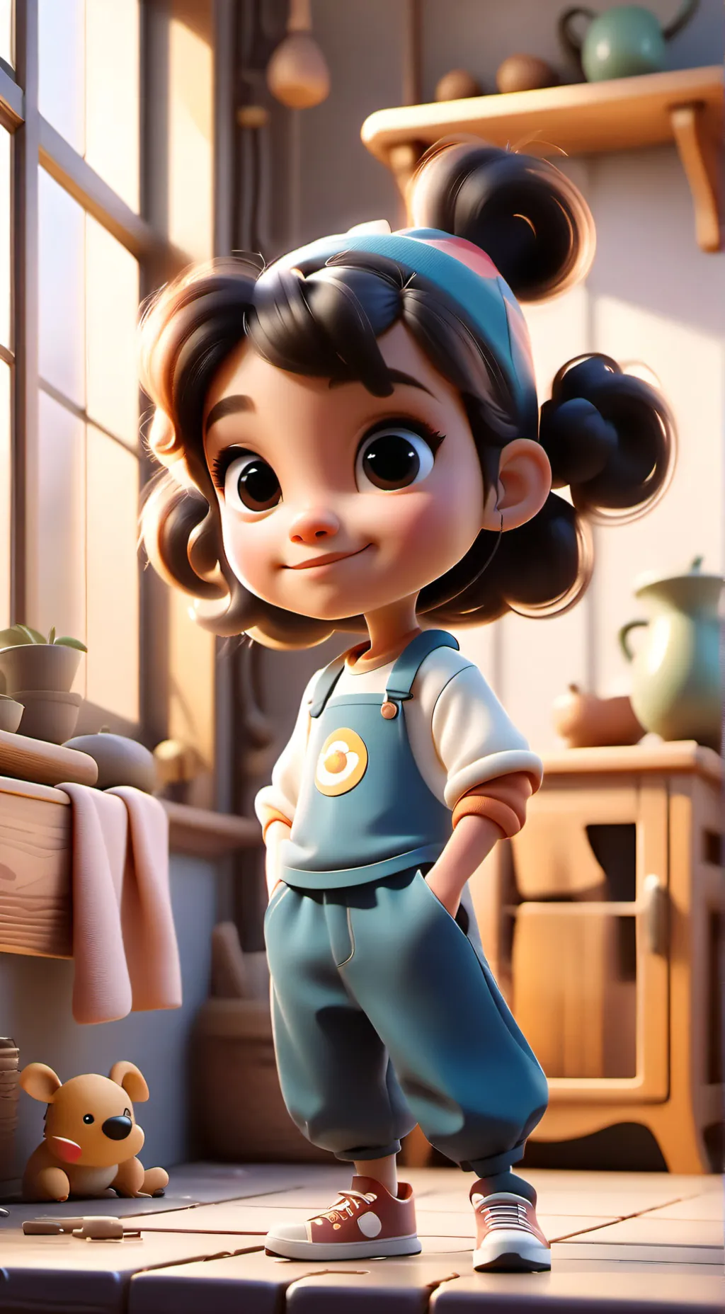 ai character: raya and ghaya background