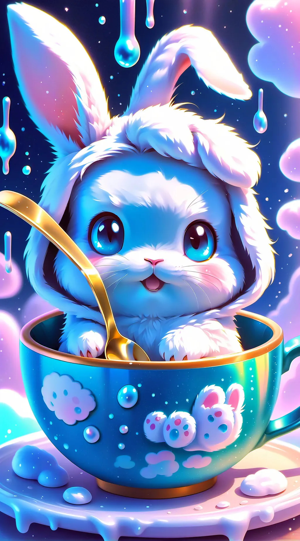 ai character: Cinamonroll background