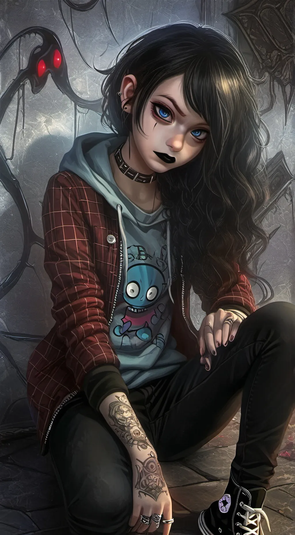 ai character: Ash background