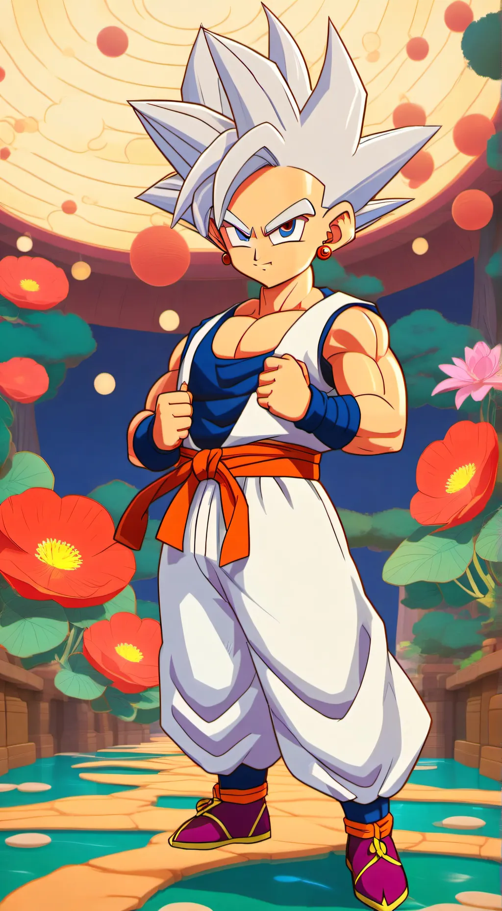 ai character: DBZ background