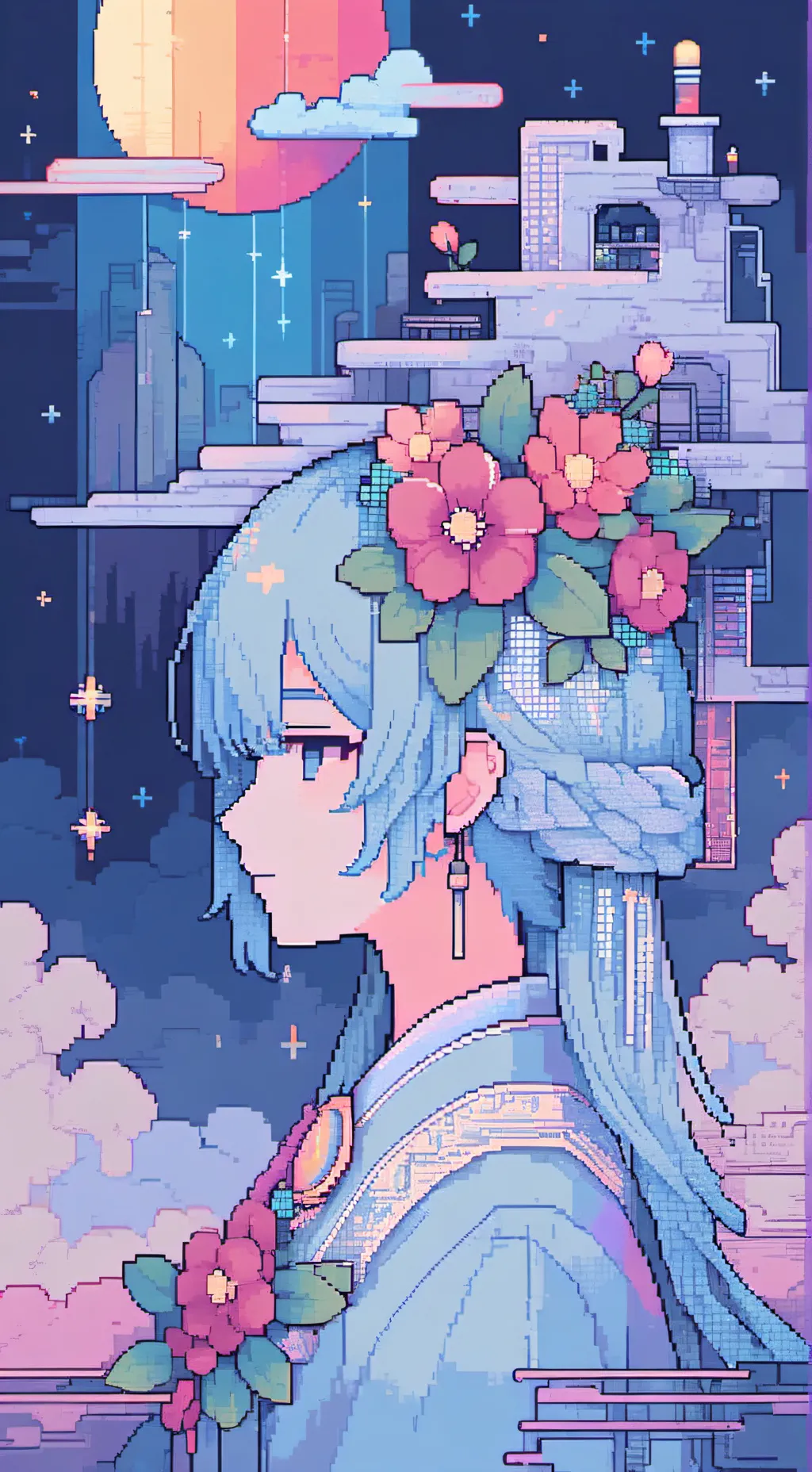 ai character: Dandys world! background