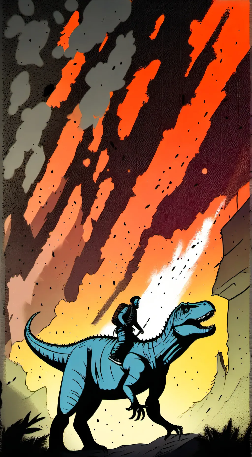 ai character: PRIMAL!!!! background