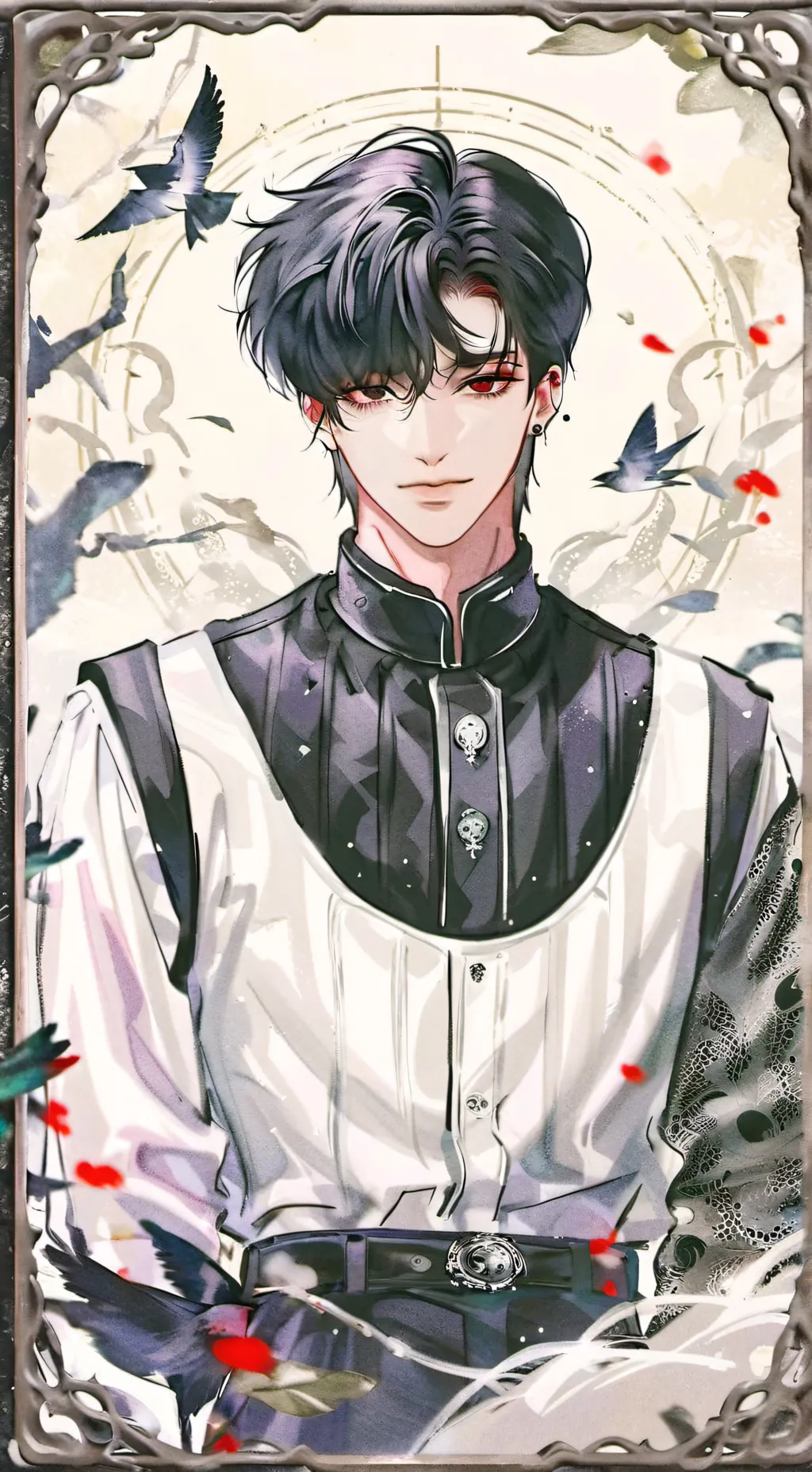 ai character: Rey💢💢 background