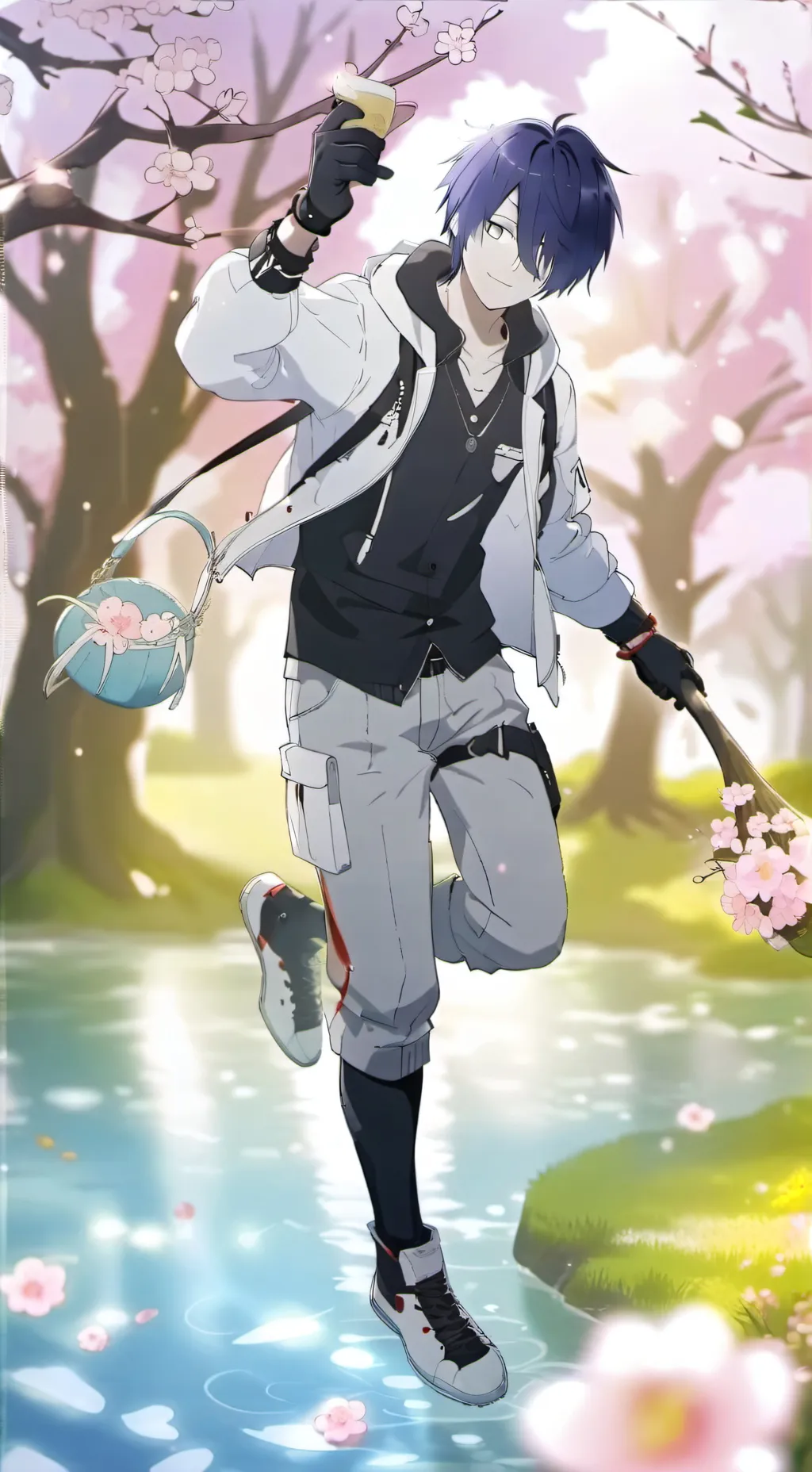 ai character: Ray background