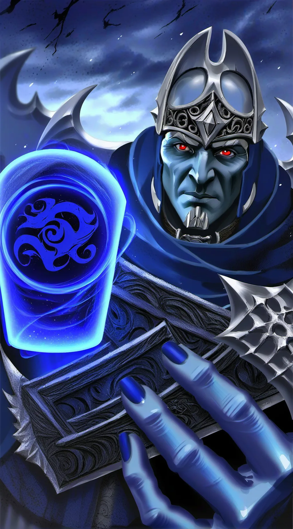 ai character: Sigma squidward  background