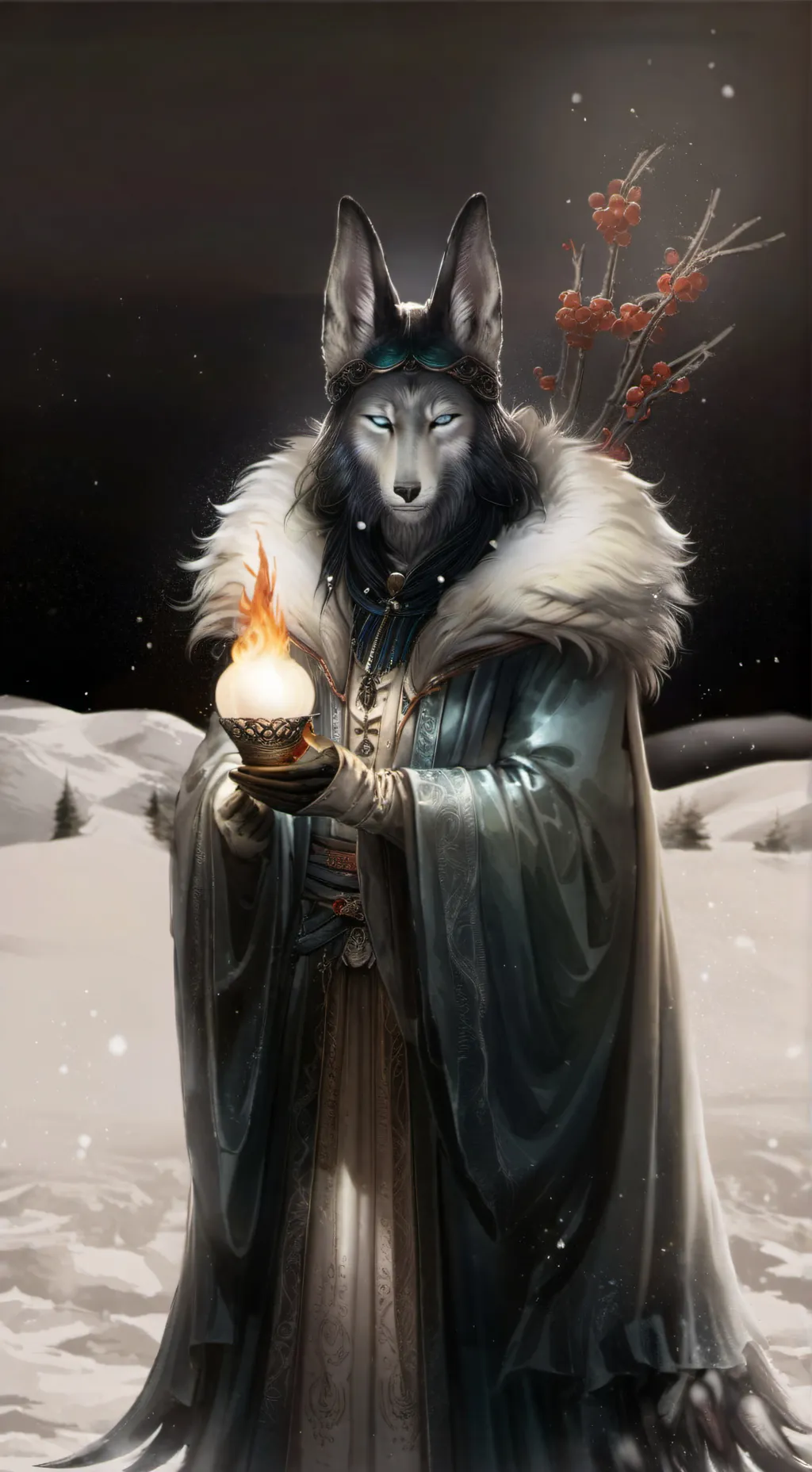 ai character: loup background