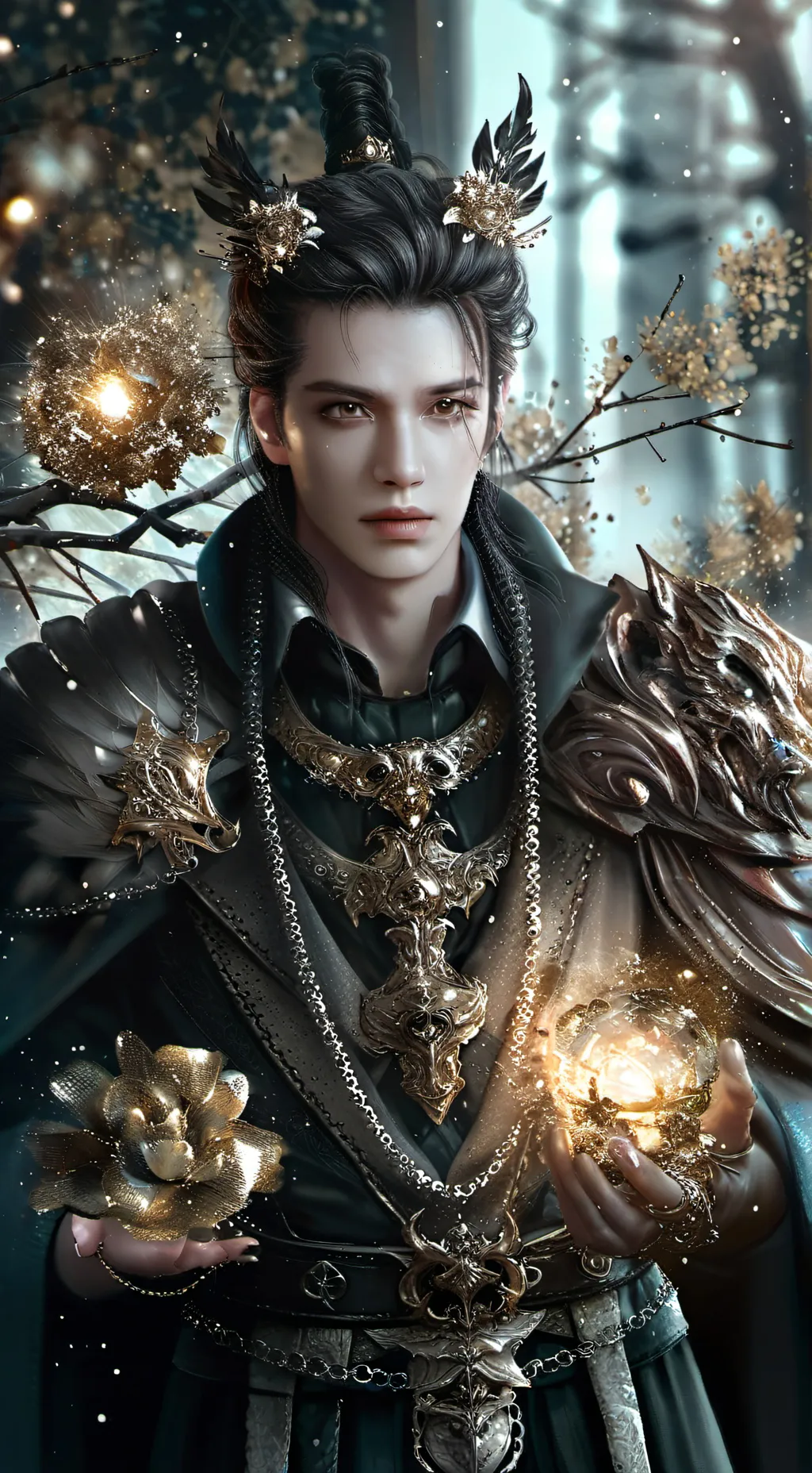 ai character: нянька background