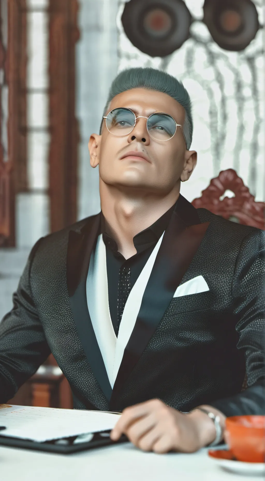 ai character: CİO 01 background