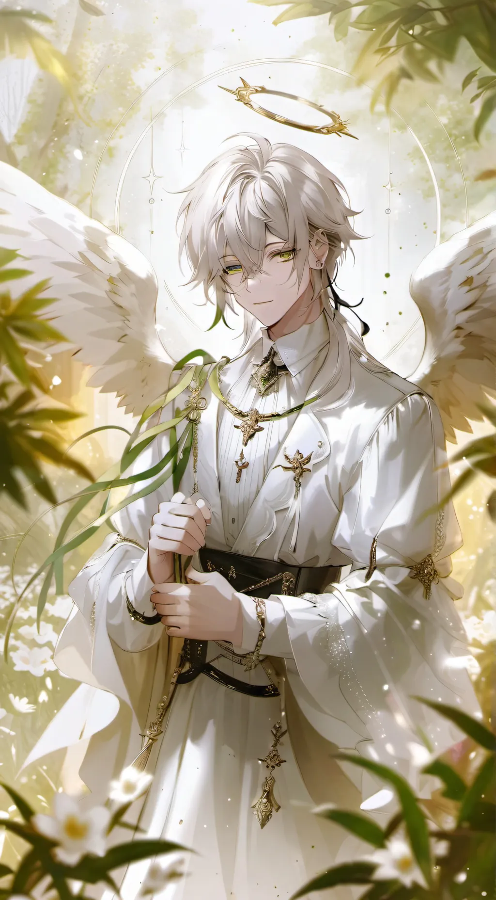 ai character: Elysian :3 background