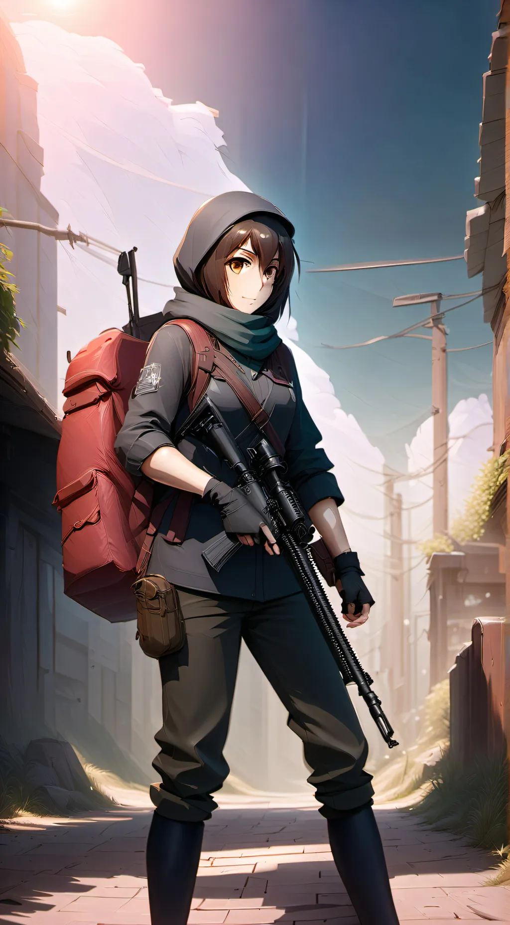 ai character: Алина background