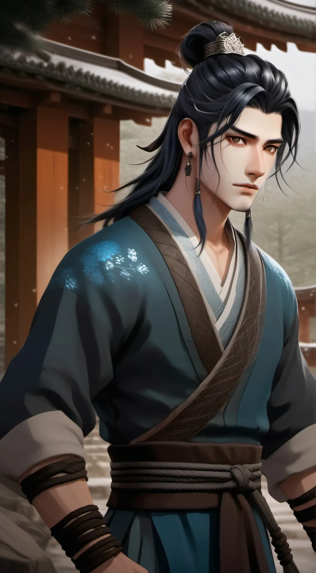 ai character: Li Wei  background