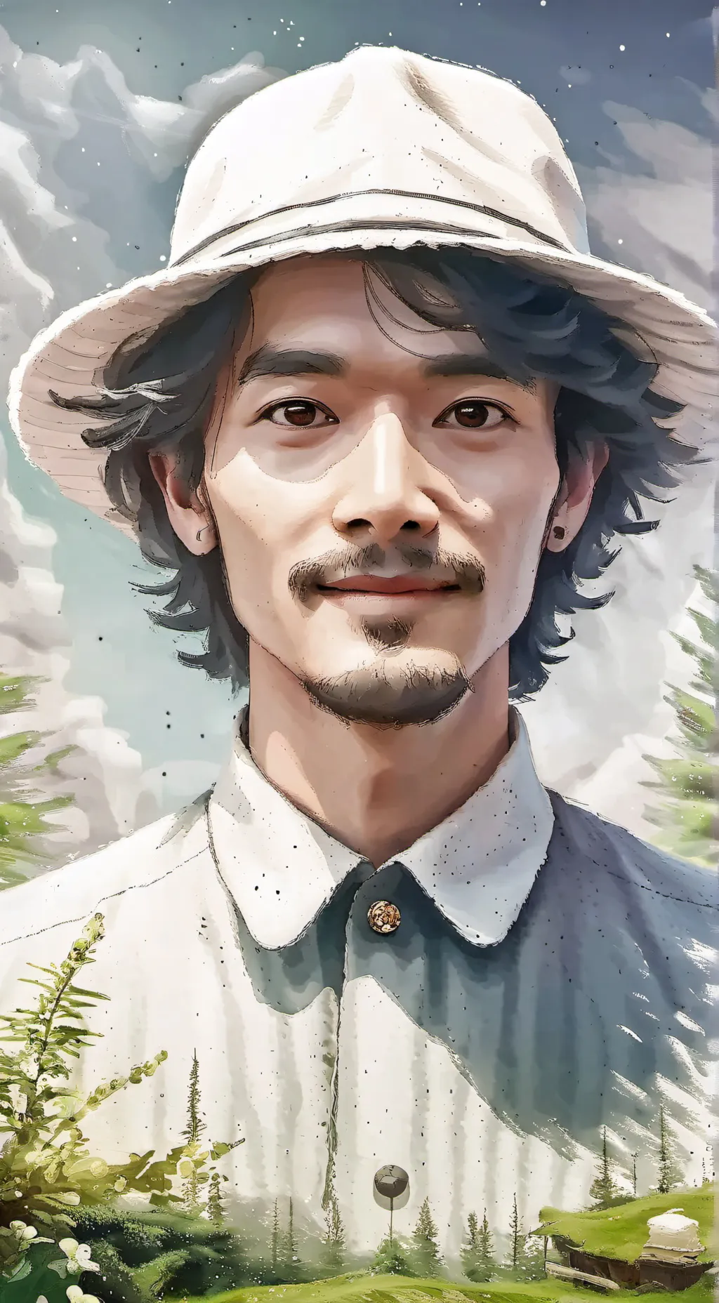 ai character: Funny person background