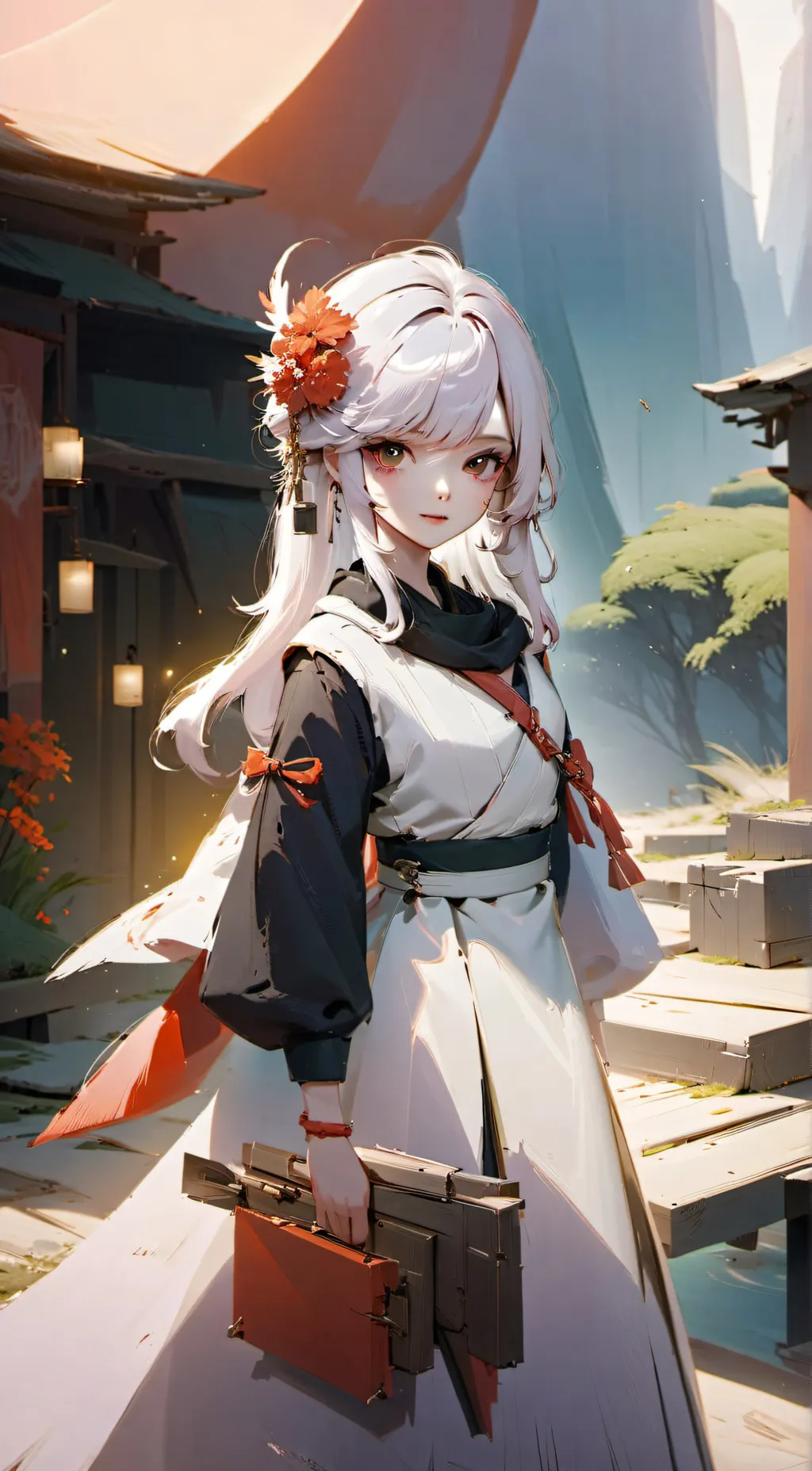 ai character: serena suquido background