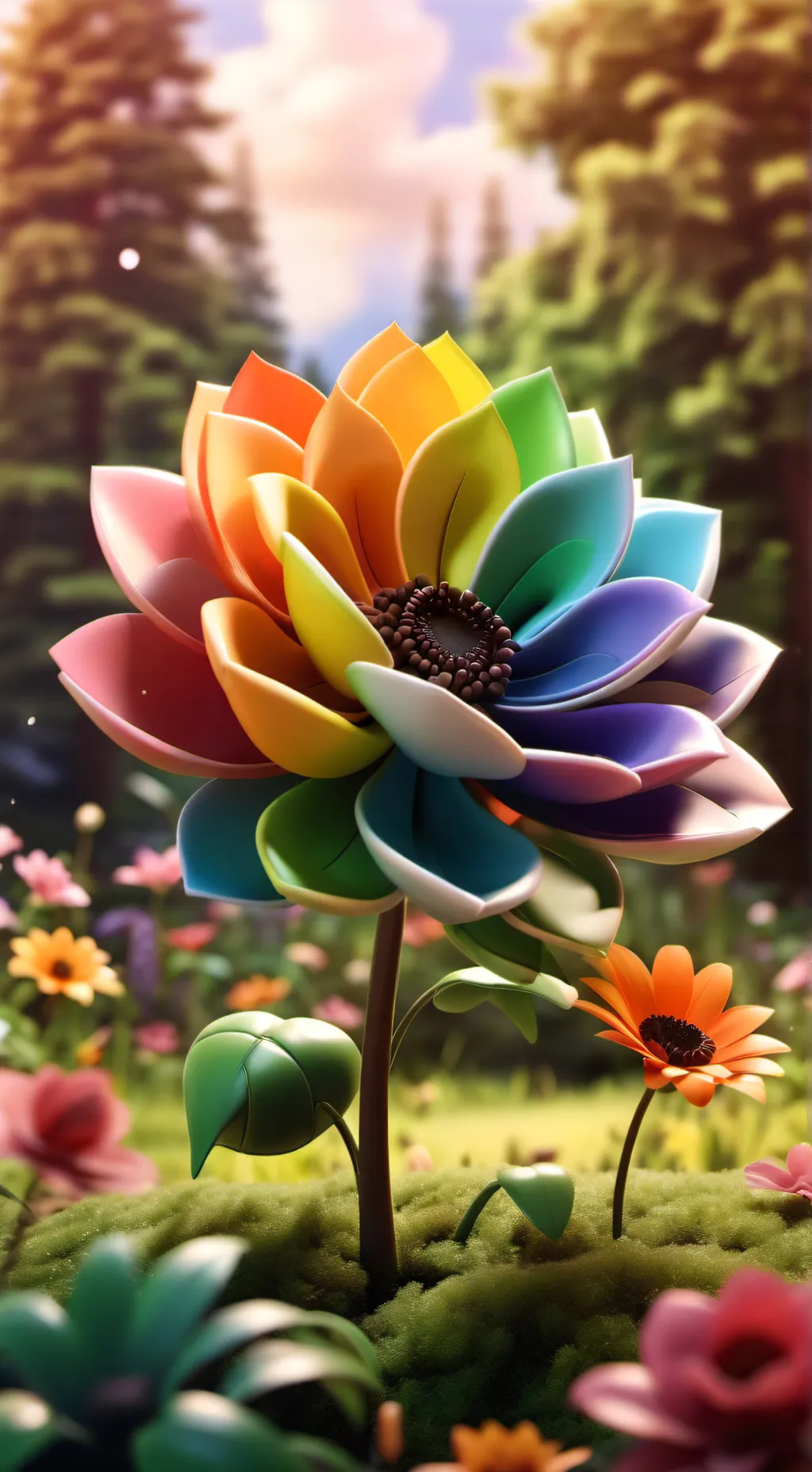 ai character: CHRISTMAS! background