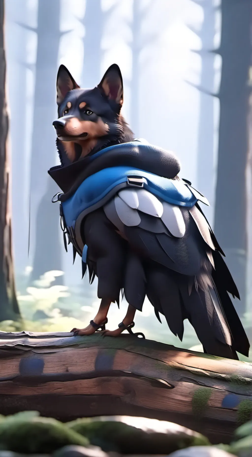 ai character: mha cross fnaf background