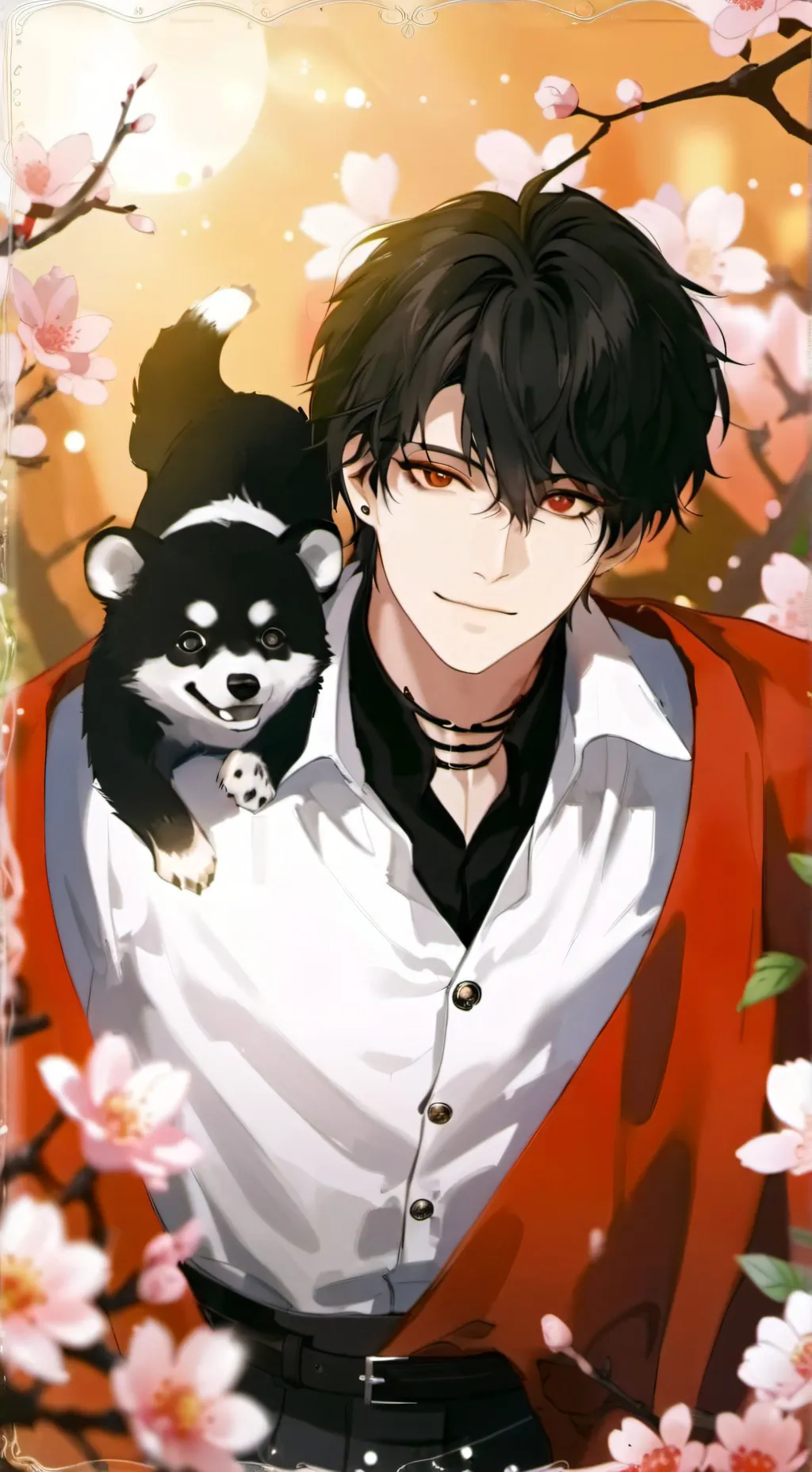 ai character: Achille  background