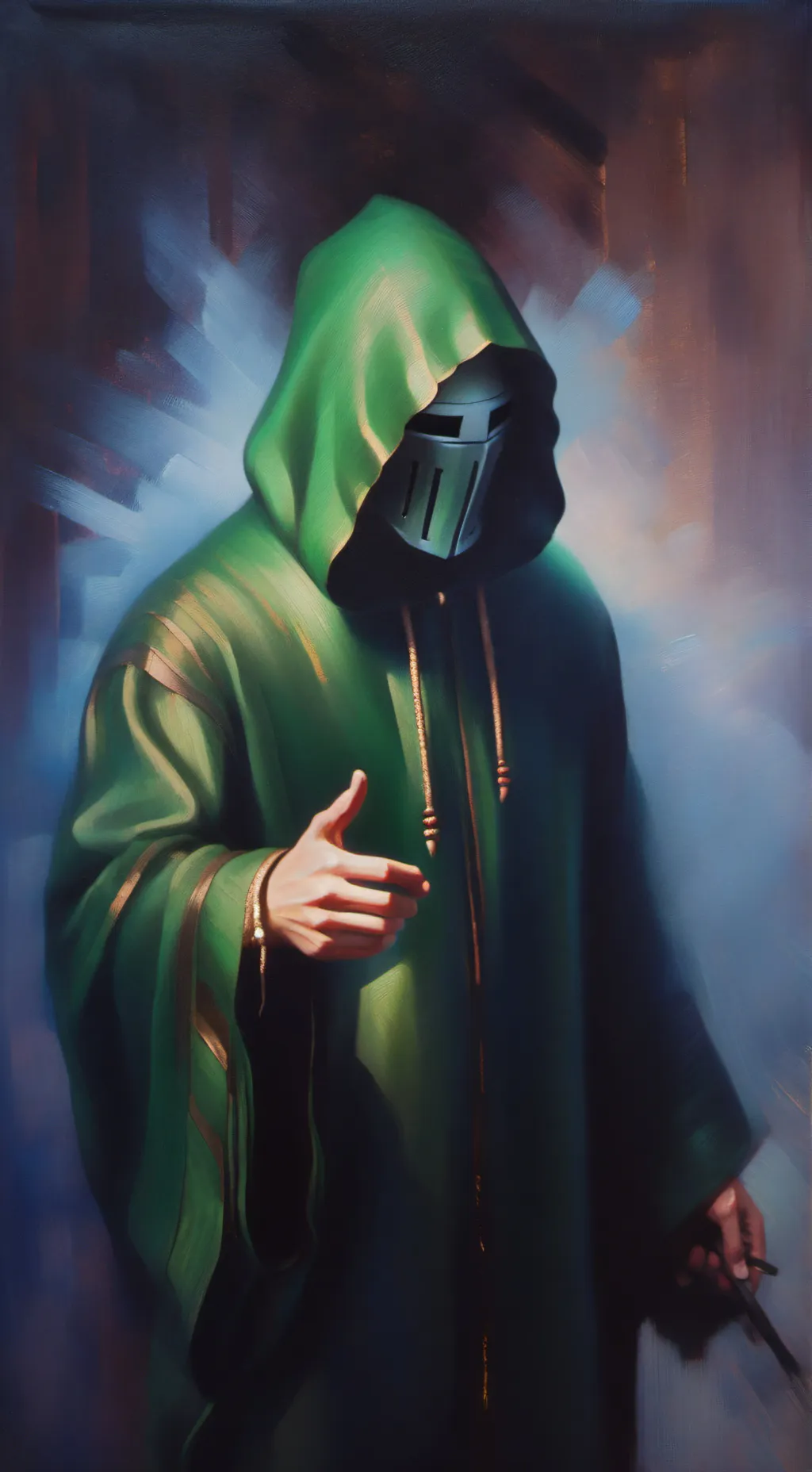 ai character: 𝙷𝚘𝚘𝚍𝚎𝚍 𝚖𝚊𝚗 background