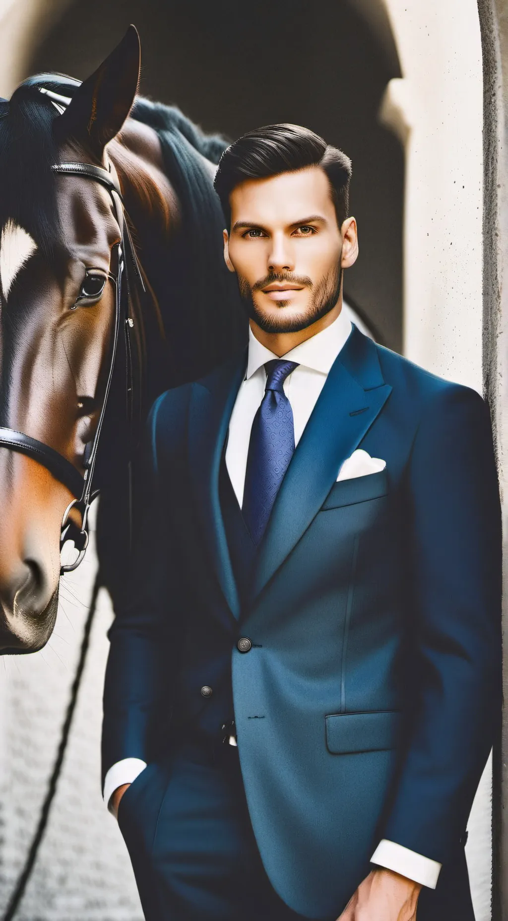 ai character: Leo  background