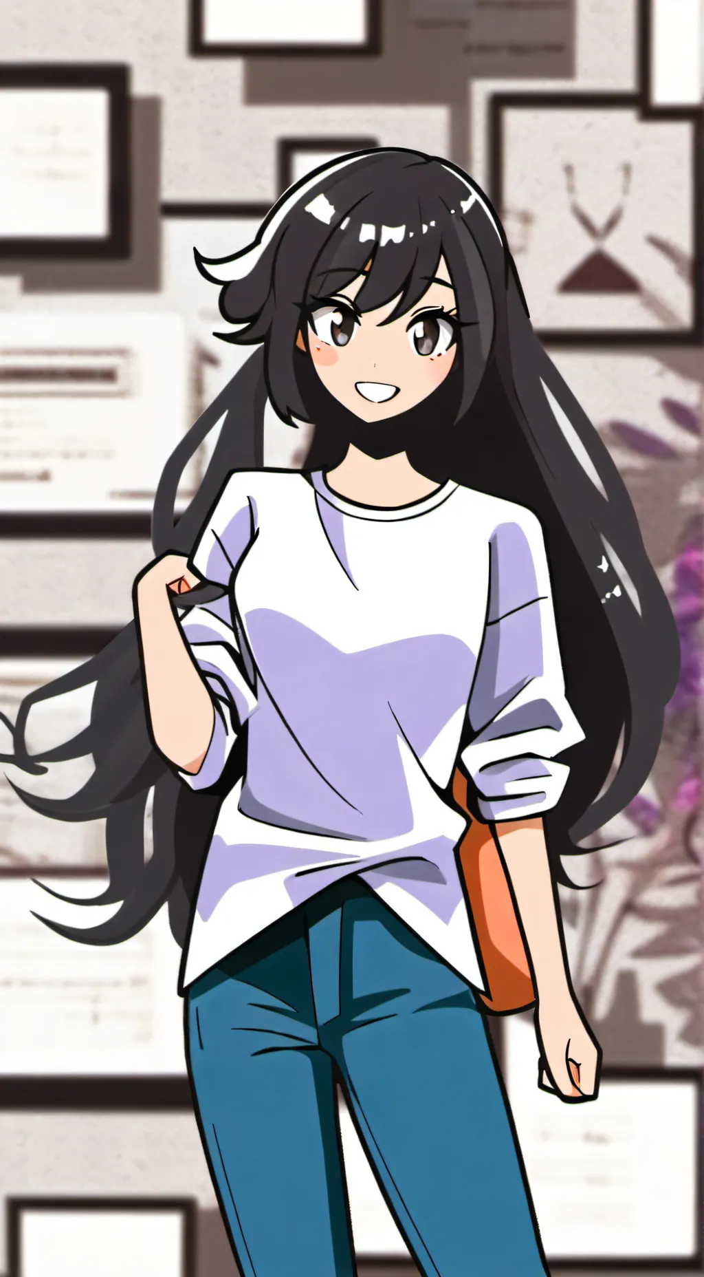 ai character: Miki Armstrong background