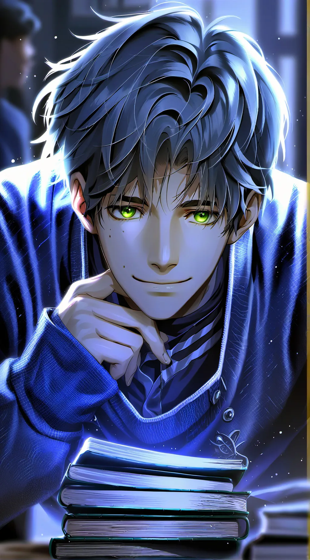 ai character: niragi  background