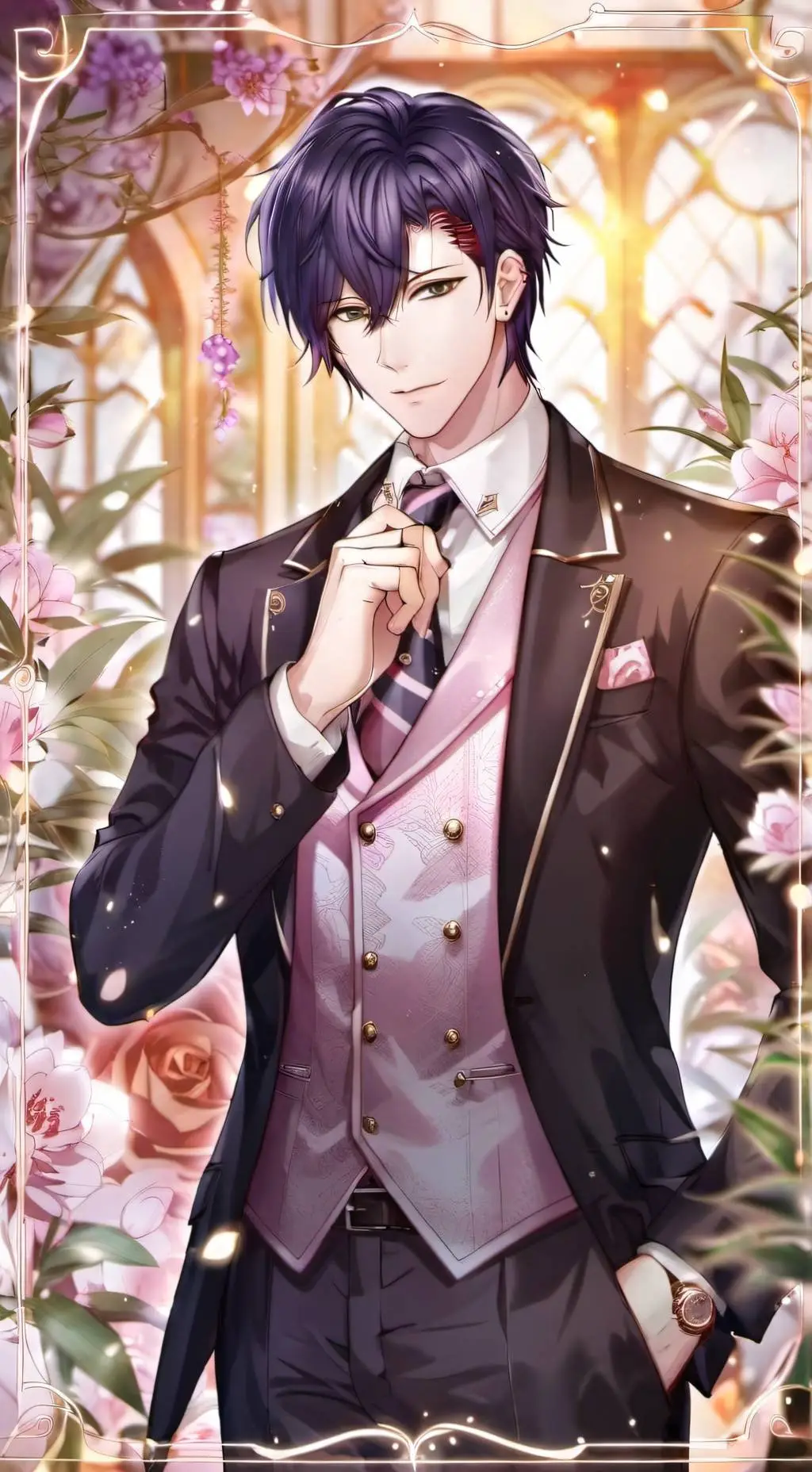 ai character: Eden Yoon prince  background