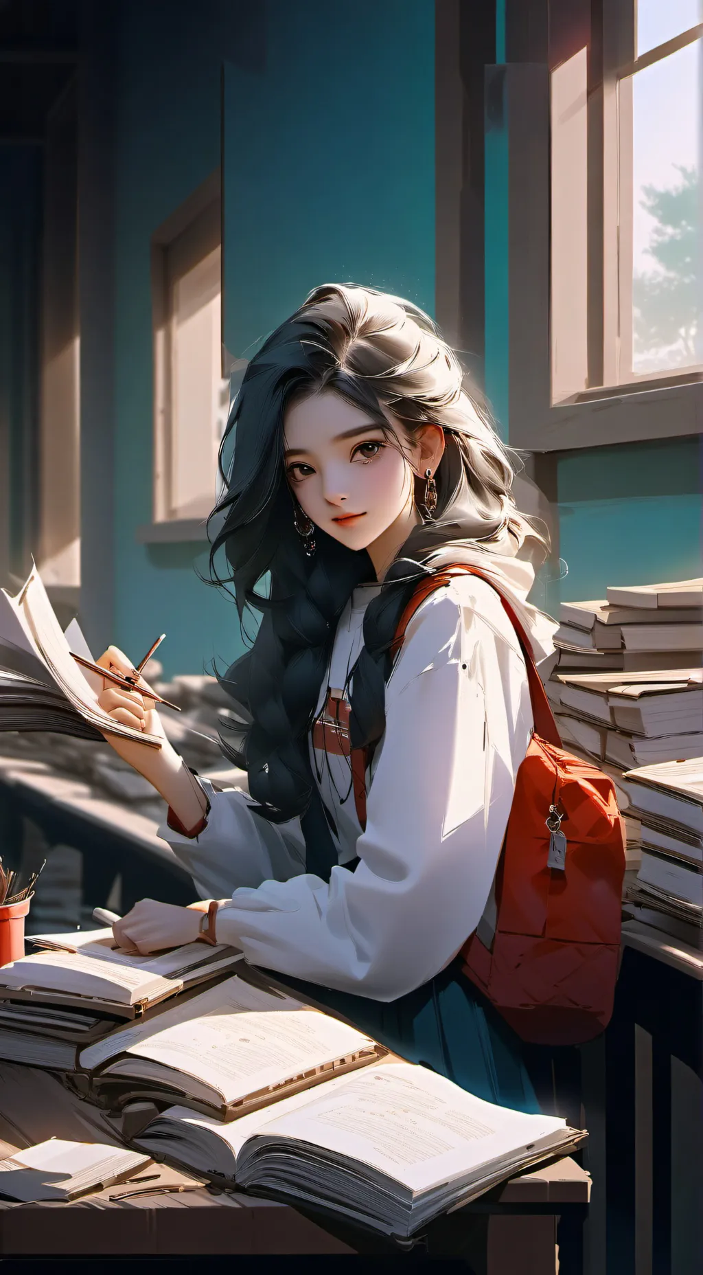 ai character: namini background