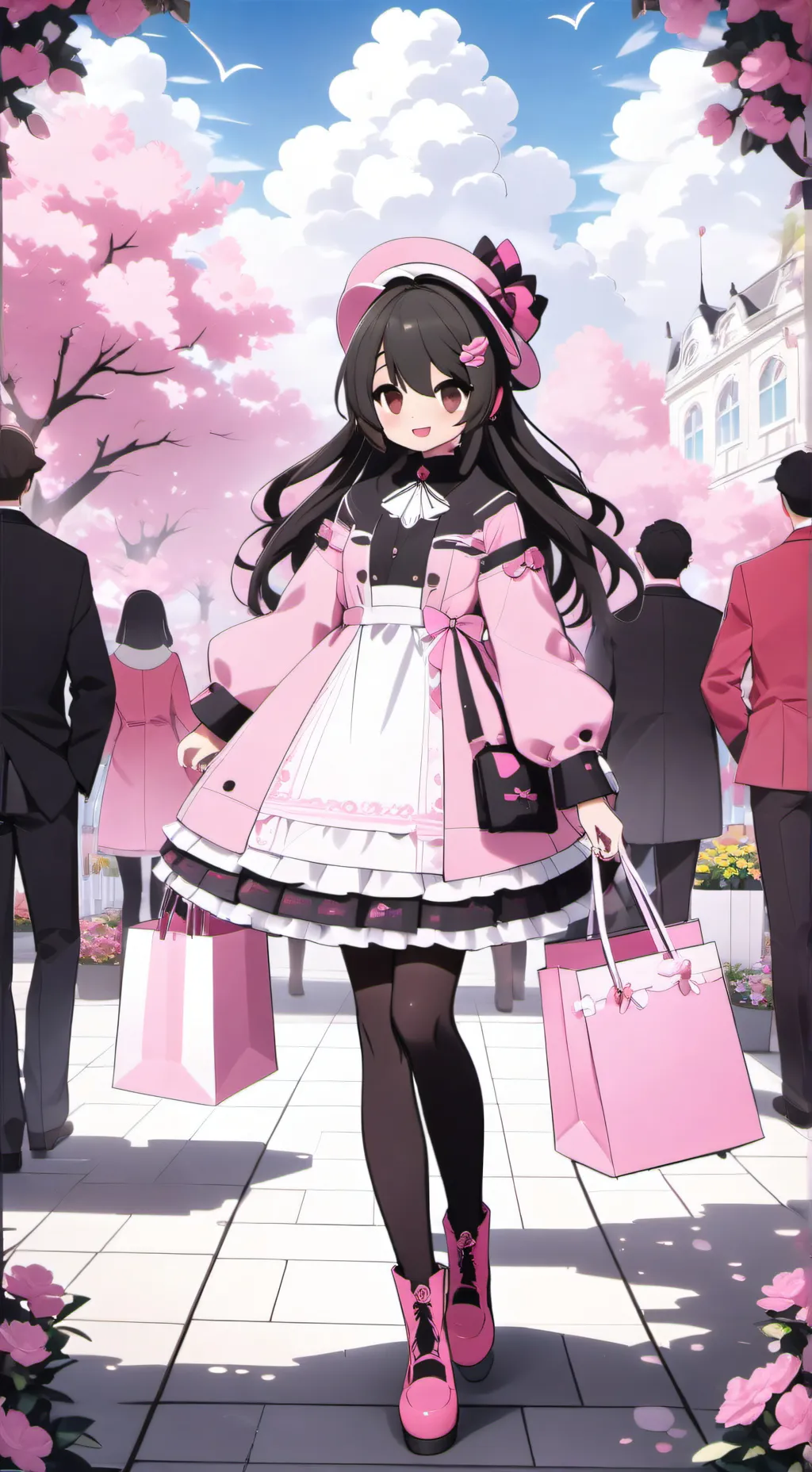 ai character: meet gageline 🔫🤛😎👍 background