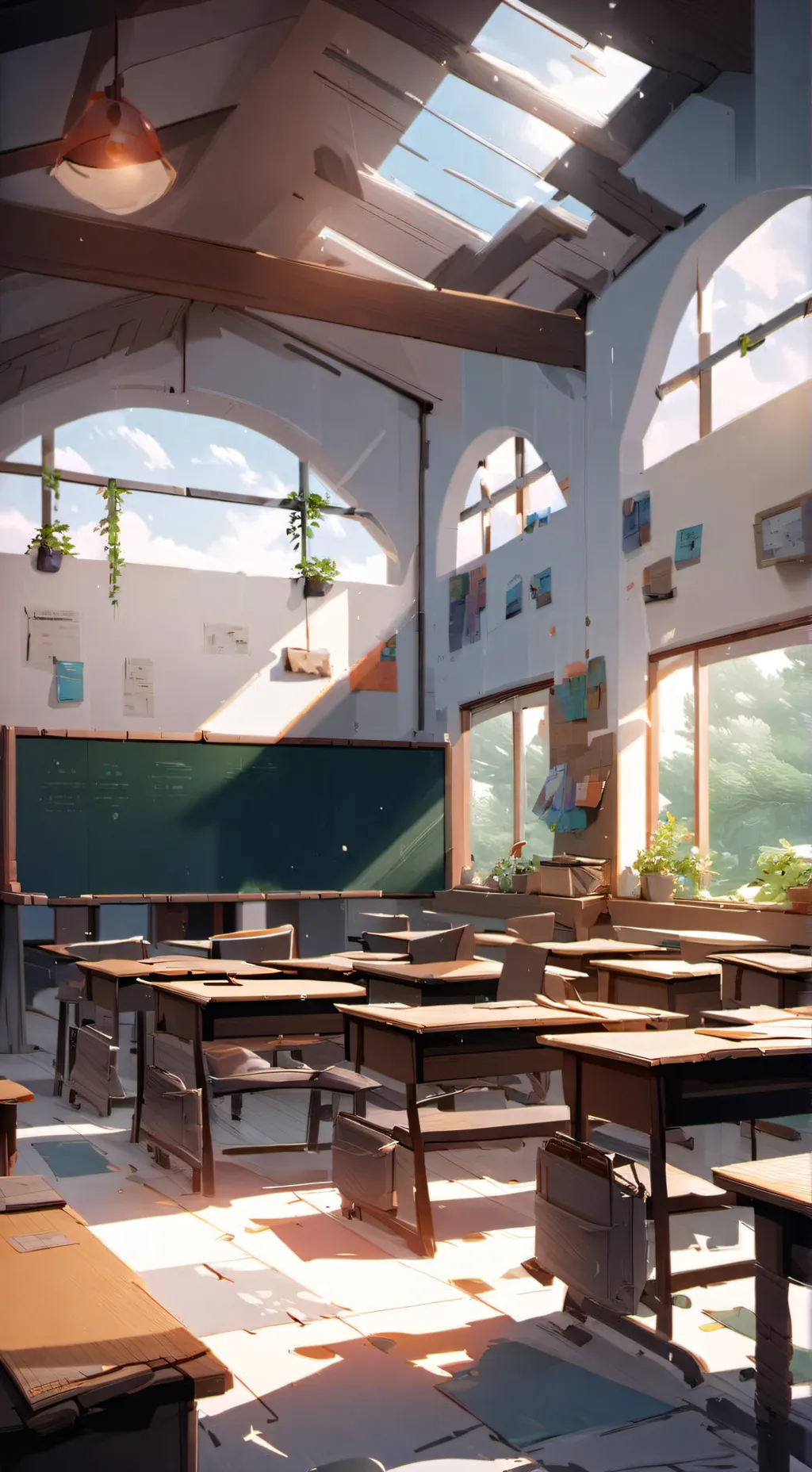 ai character: dw school background