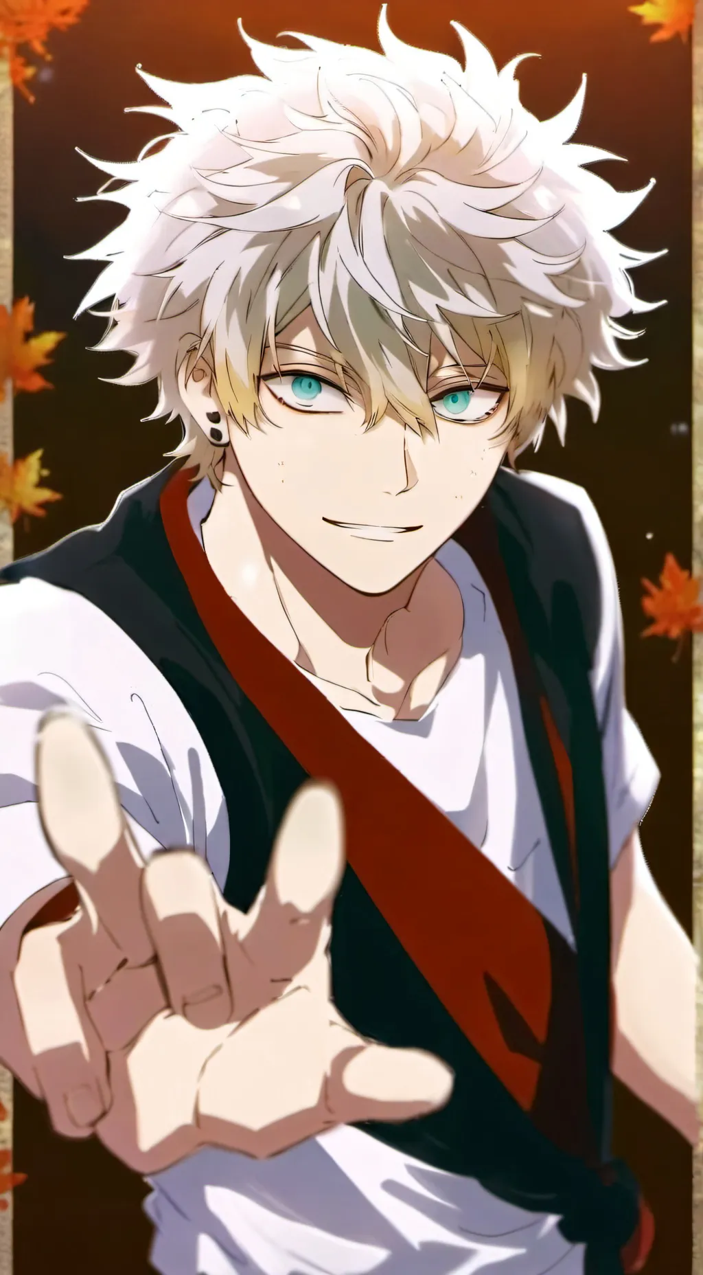 ai character: bakugo  background