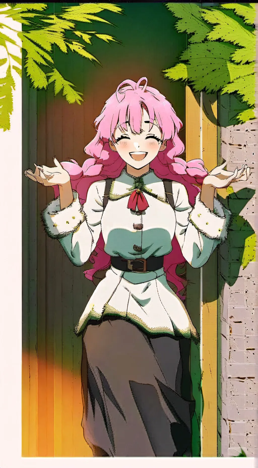 ai character: sus mitsuri  background