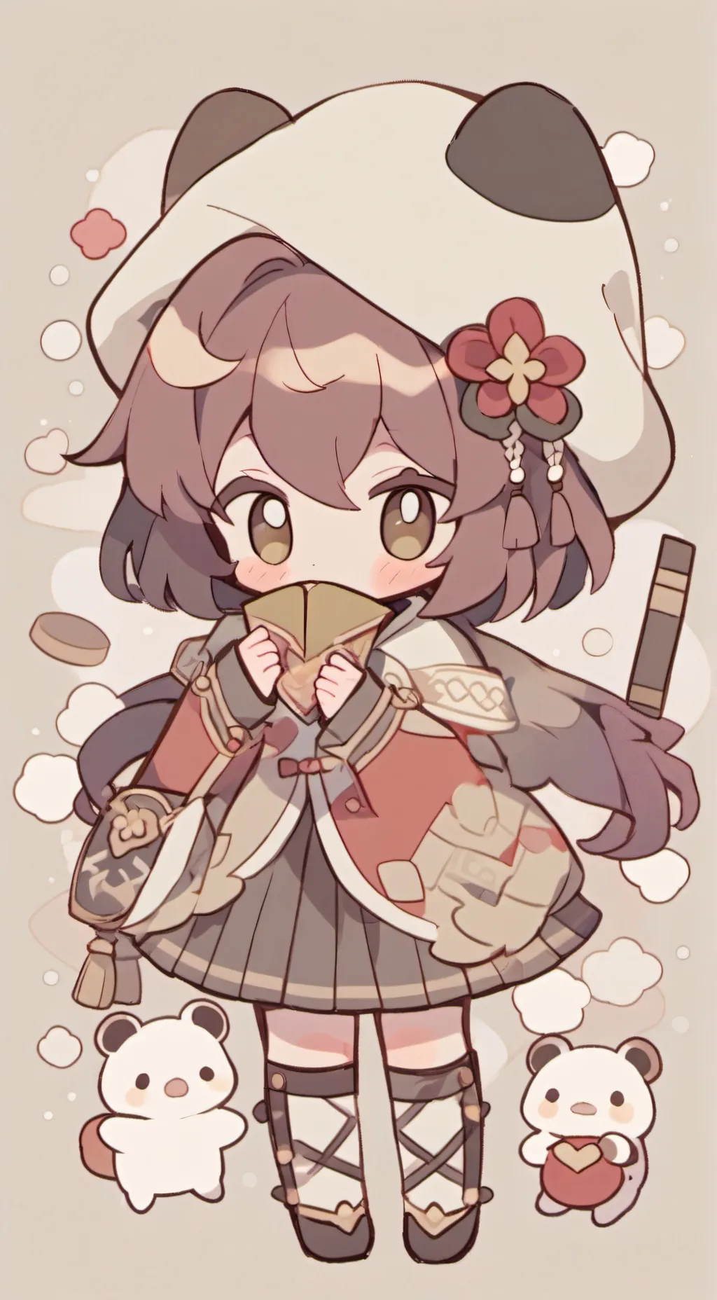 ai character: shadow background