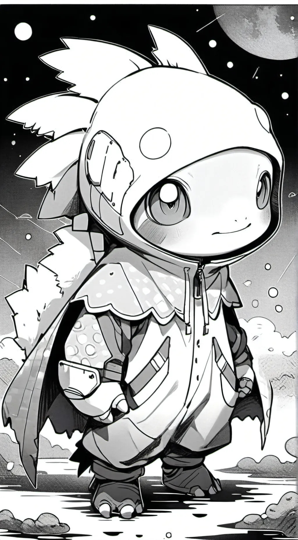 ai character: Axo background