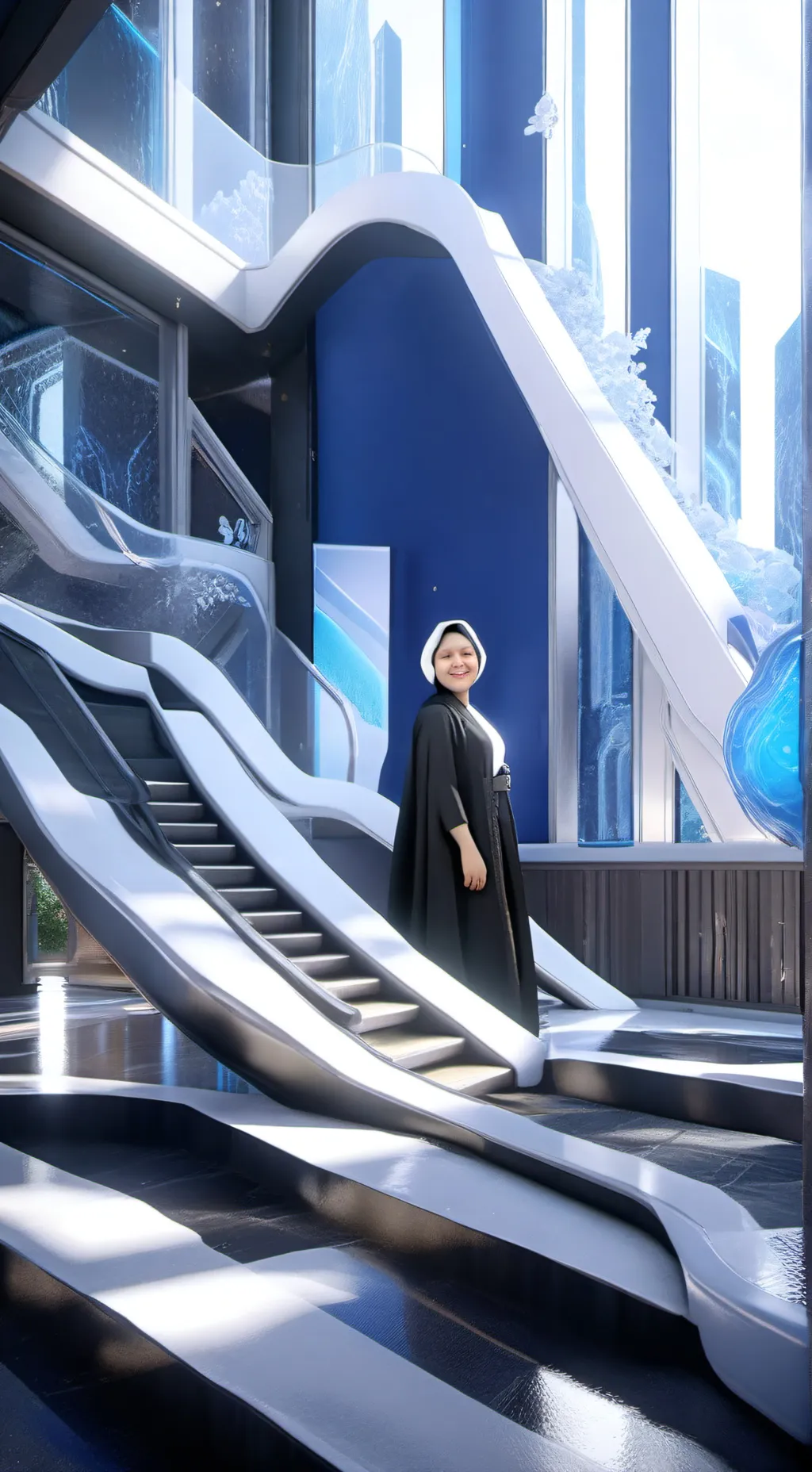 ai character: Office group background