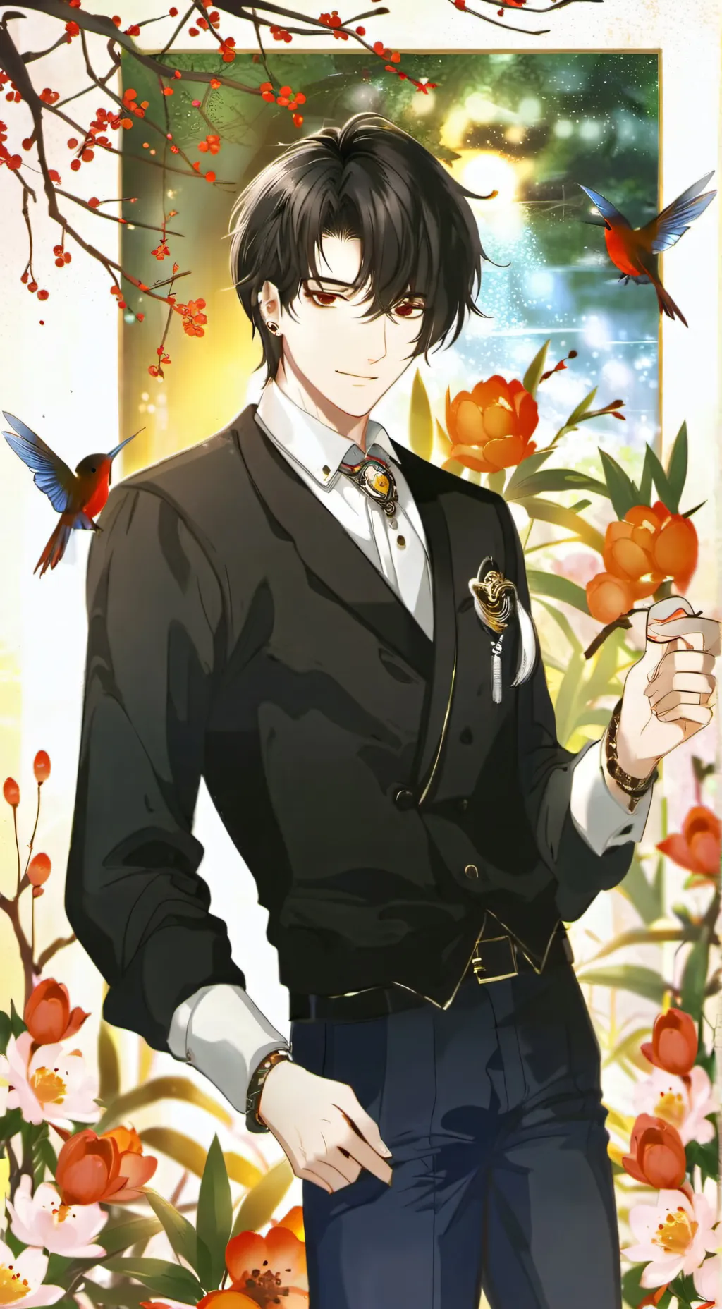 ai character: Thanos background