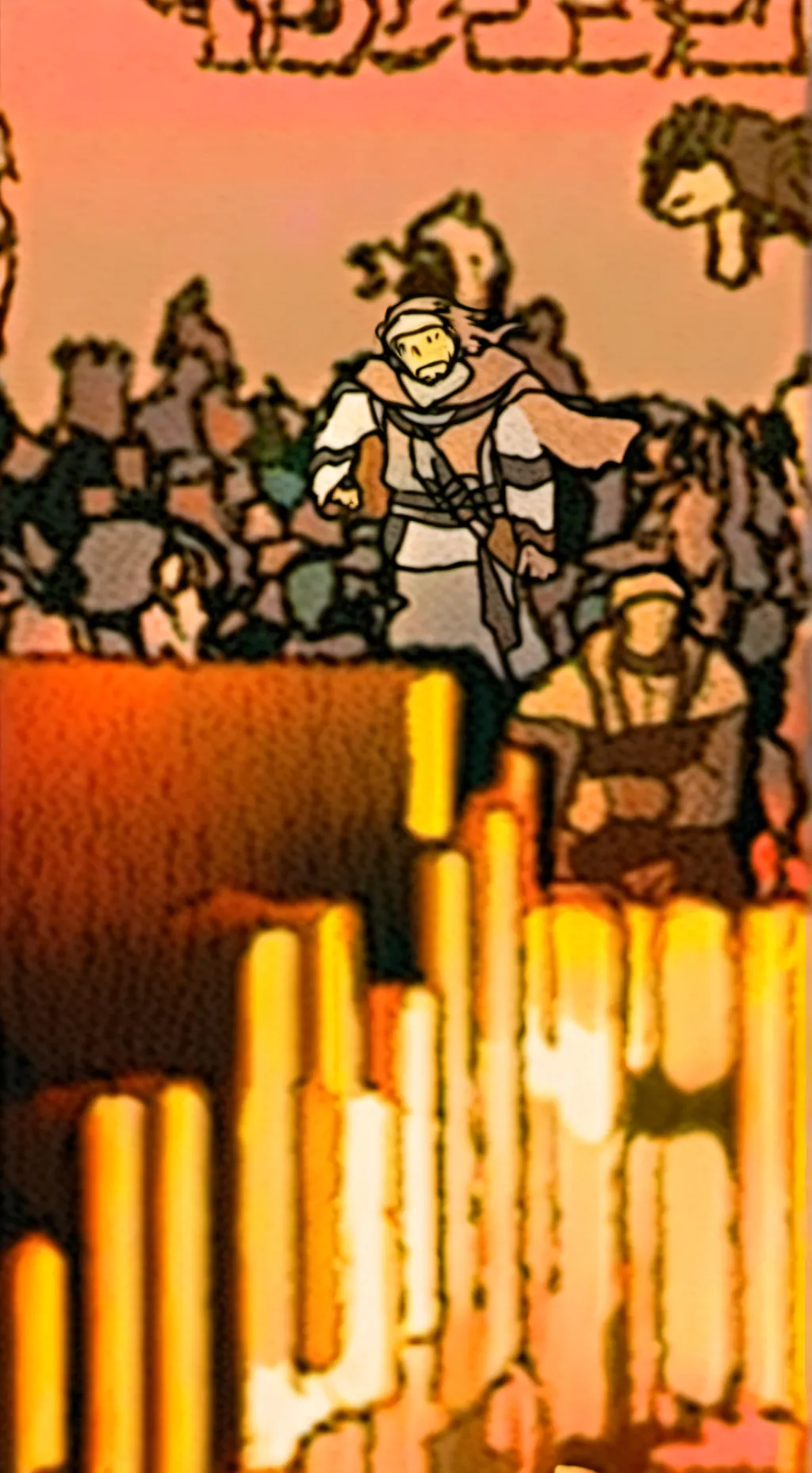 ai character: pumpkin rabbit background