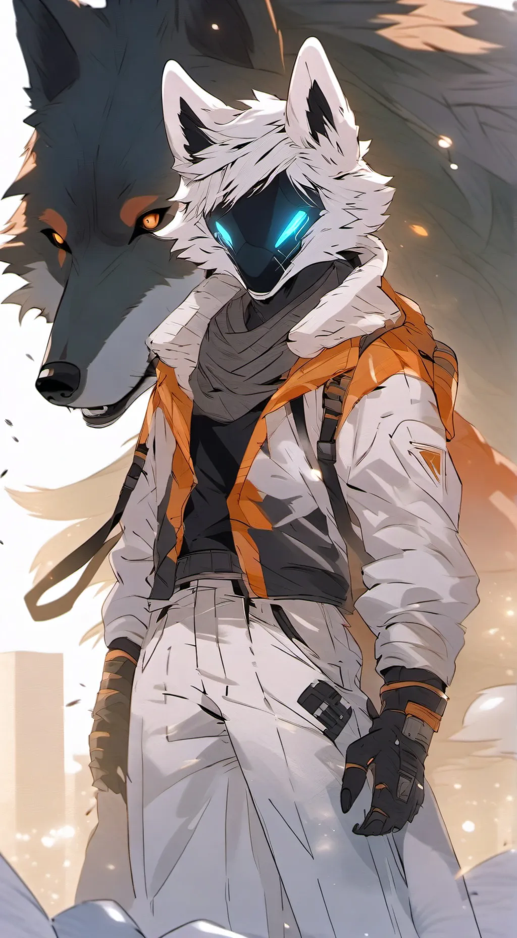 ai character: Protogen 999 background