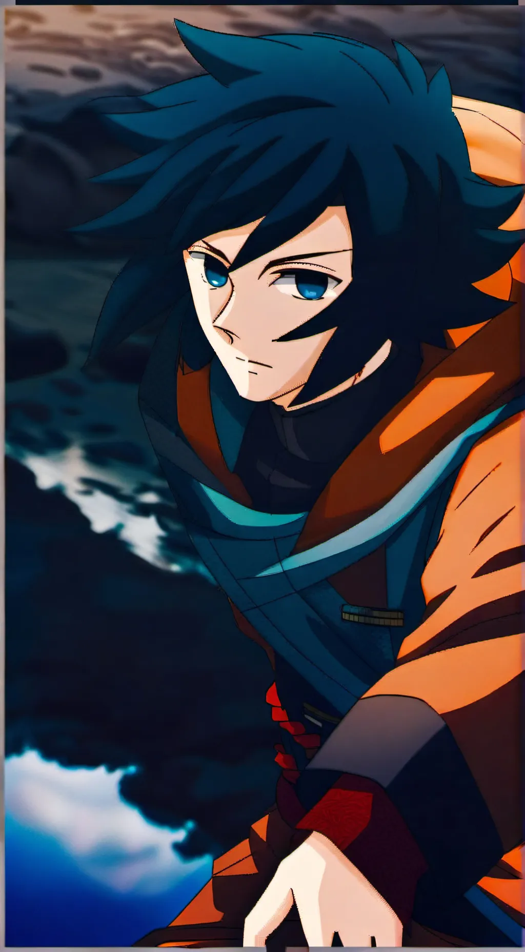 ai character: giyuu  tomioka background