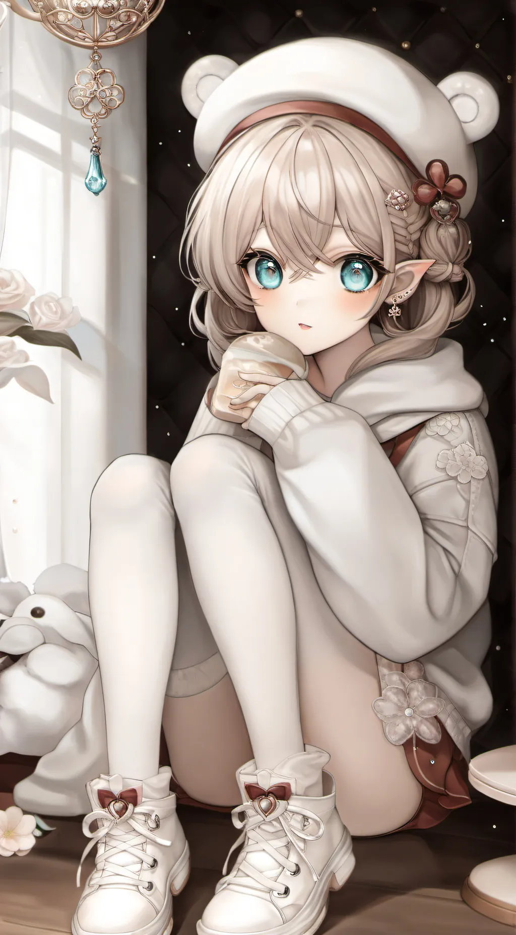 ai character: Tu ex novia  background