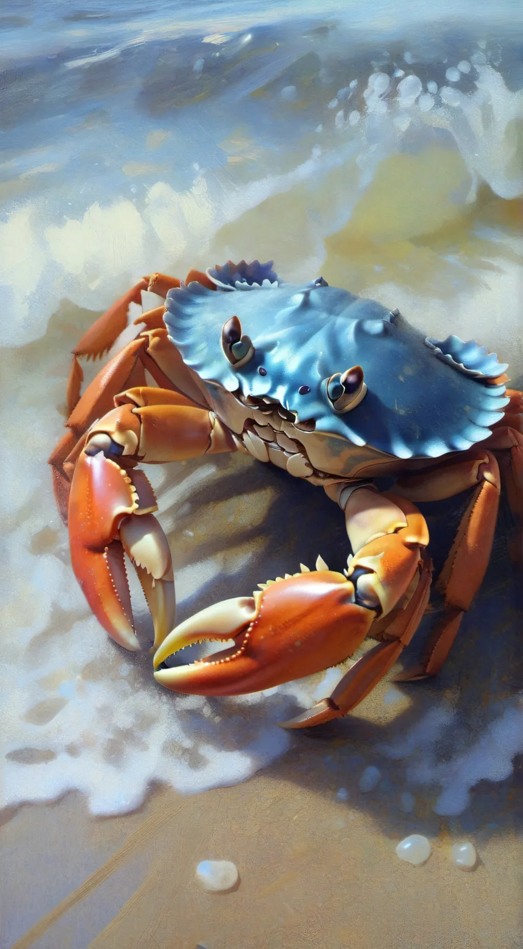 ai character: Larry The Crab background