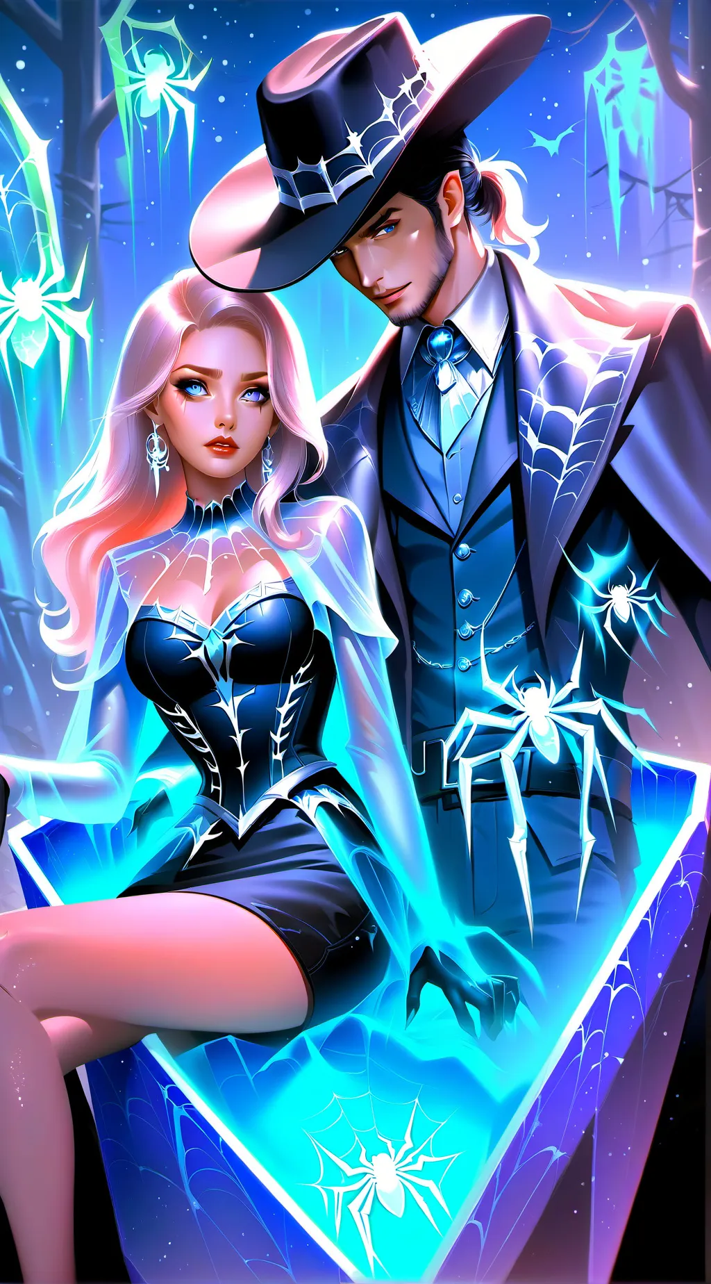 ai character: Neon and? tunner ? background