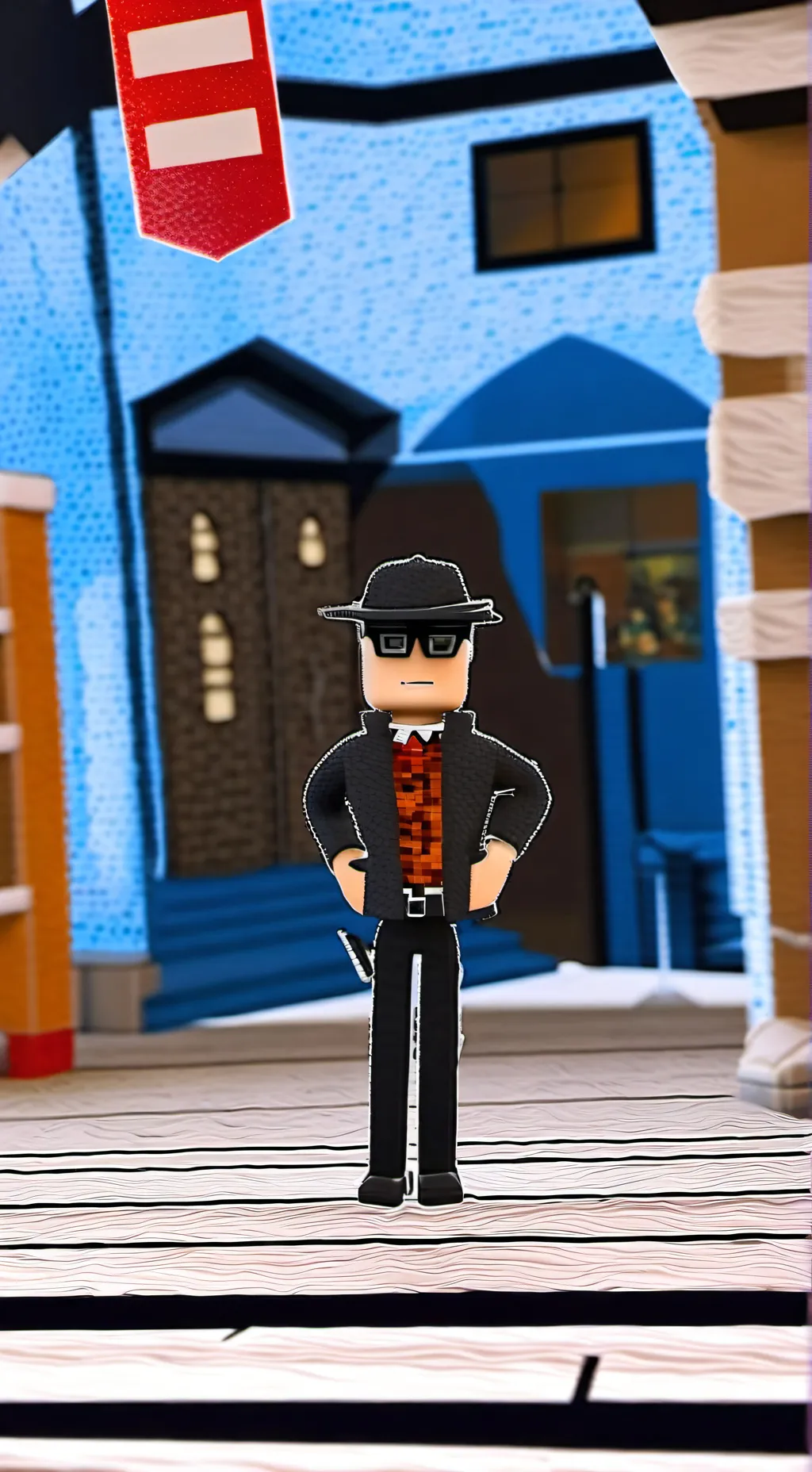 ai character: Detective Crumbles background