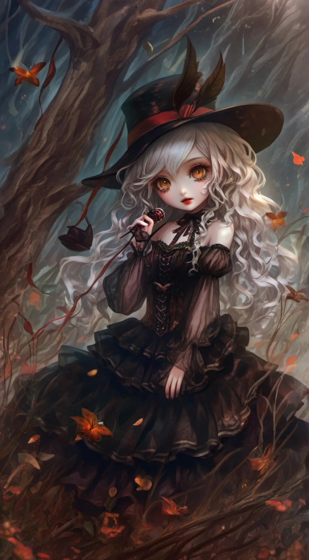 ai character: KaraOrmanKraliçesi background